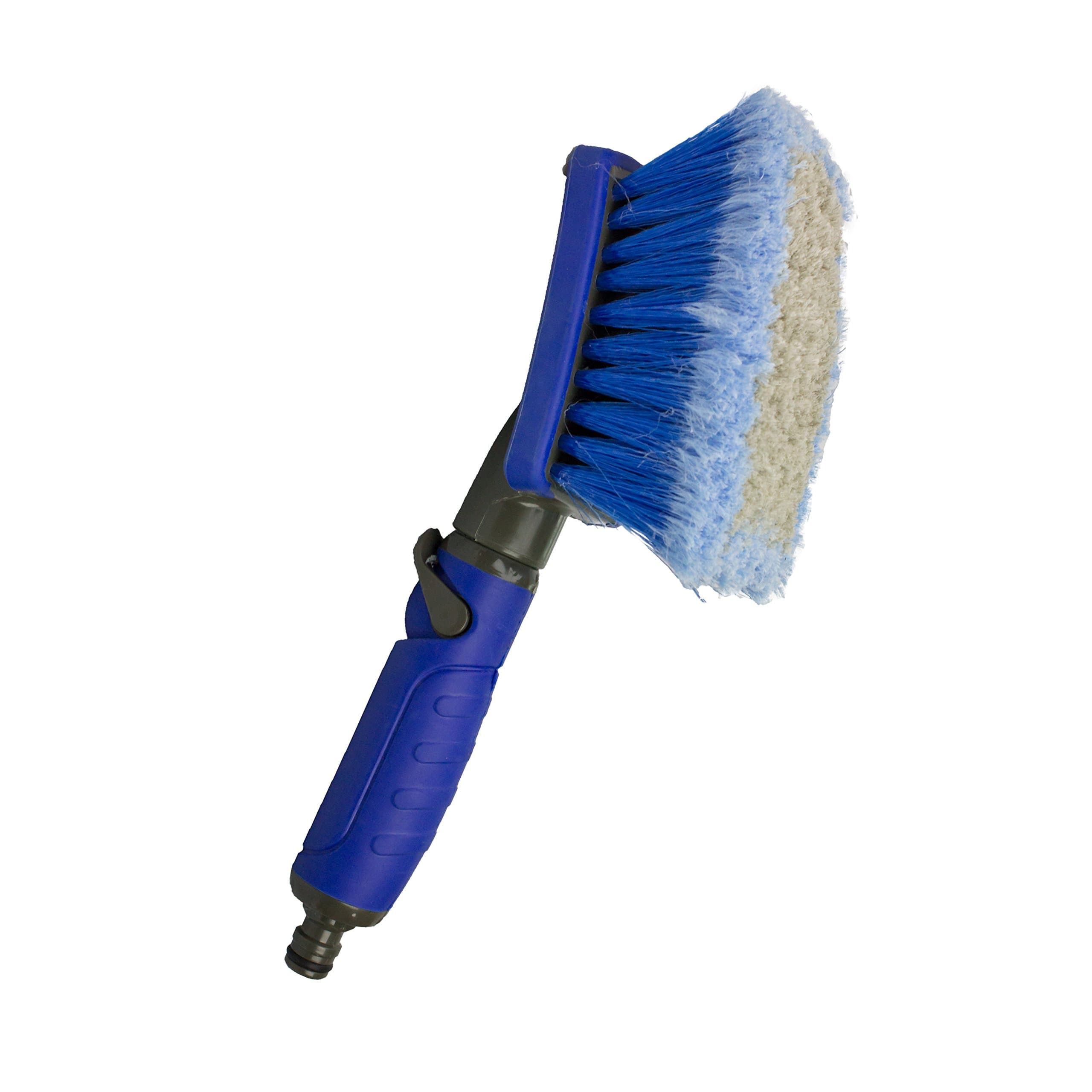 The Official XHose Car Brush Attachment Connects to Standard Garden Hose