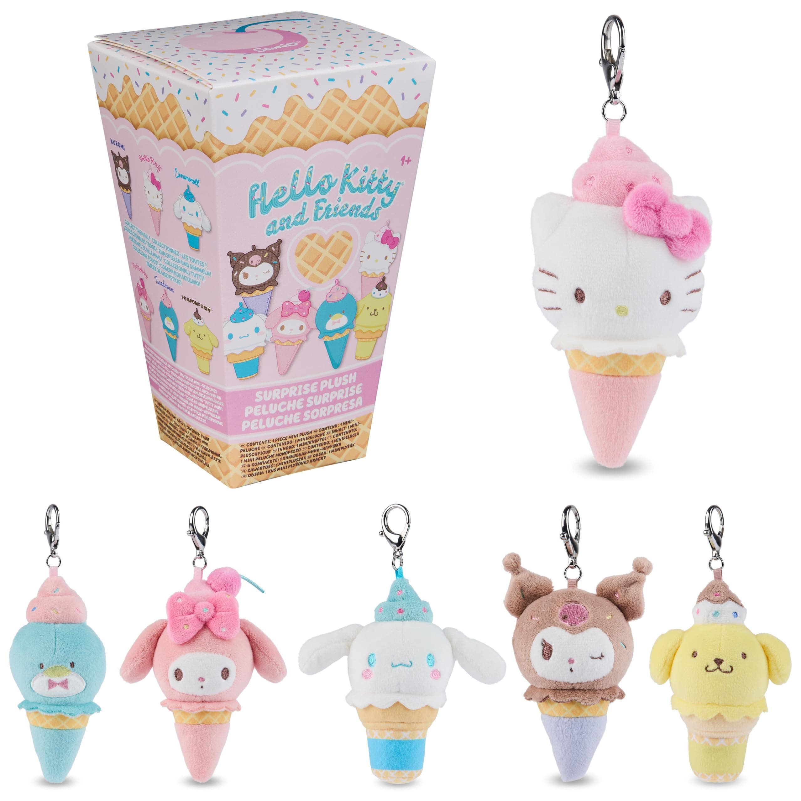 Hello Kitty & Friends Ice Cream Surprise Plush