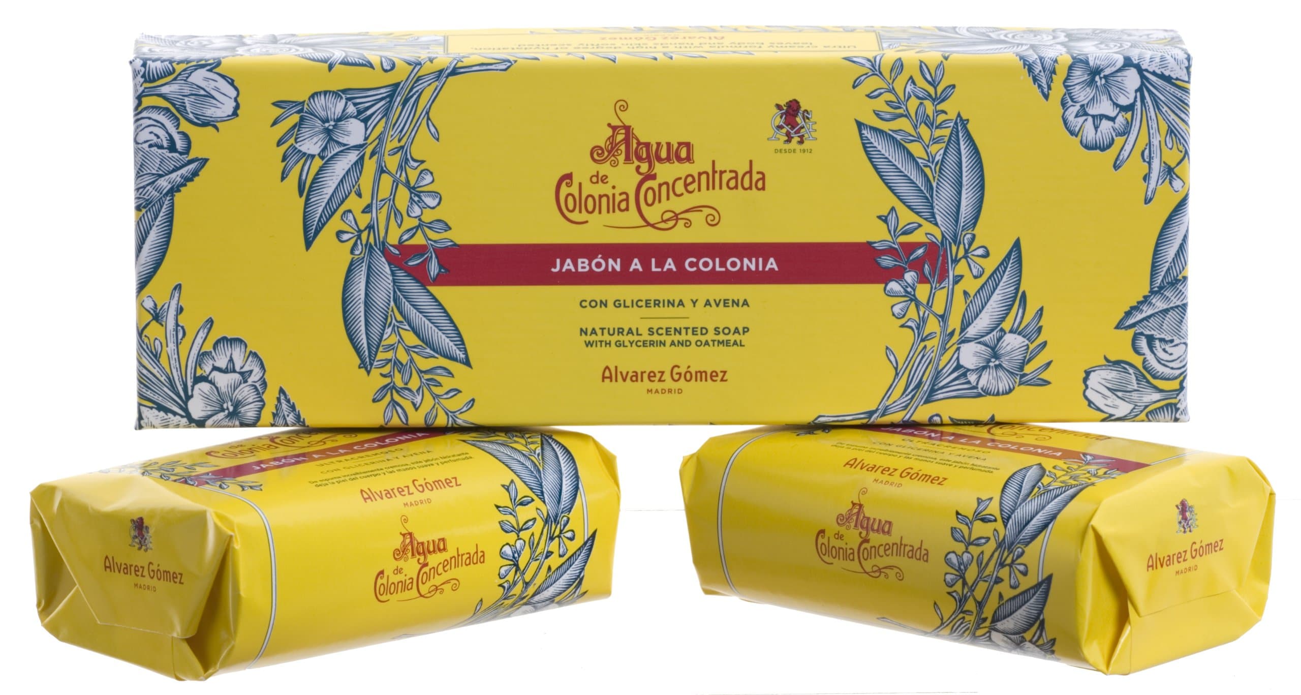 Alvarez Gomez Agua de Colonia Soap Pack of 2