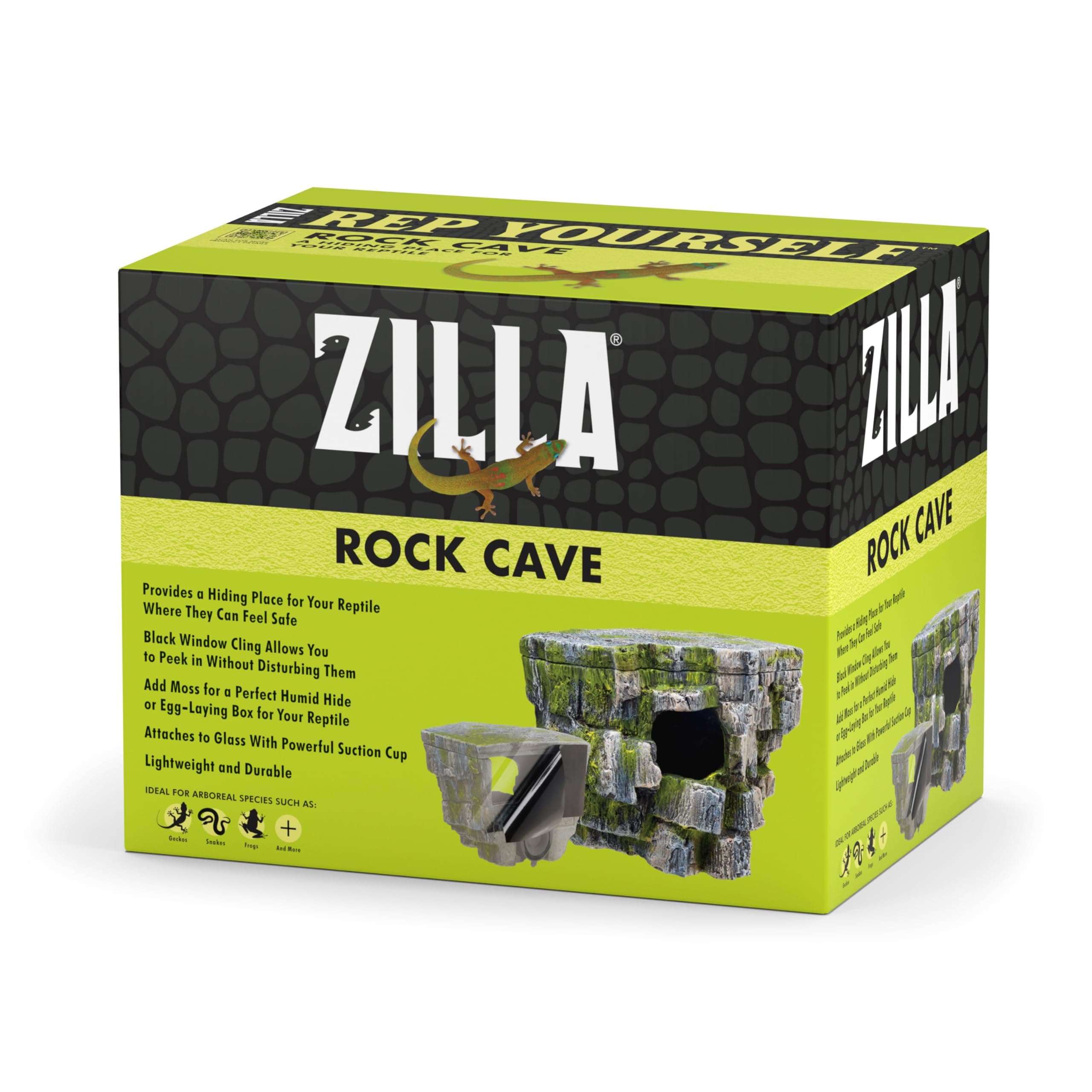 Vertical Décor Rock Cave 8.75 x 5.875 x 7.25,Grey