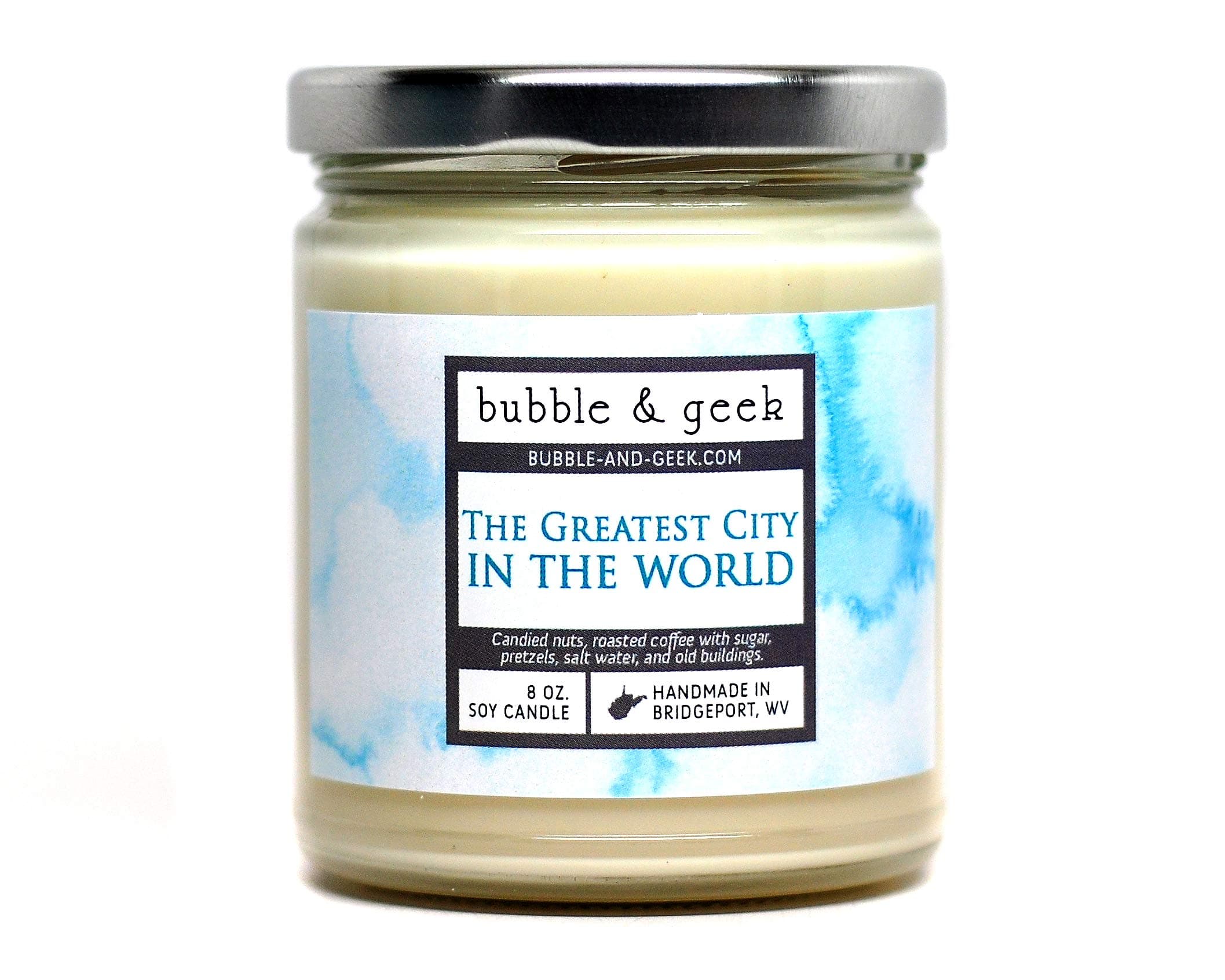The Greatest City in the World Scented Soy Candle - New York City, NYC, Alexander Hamilton