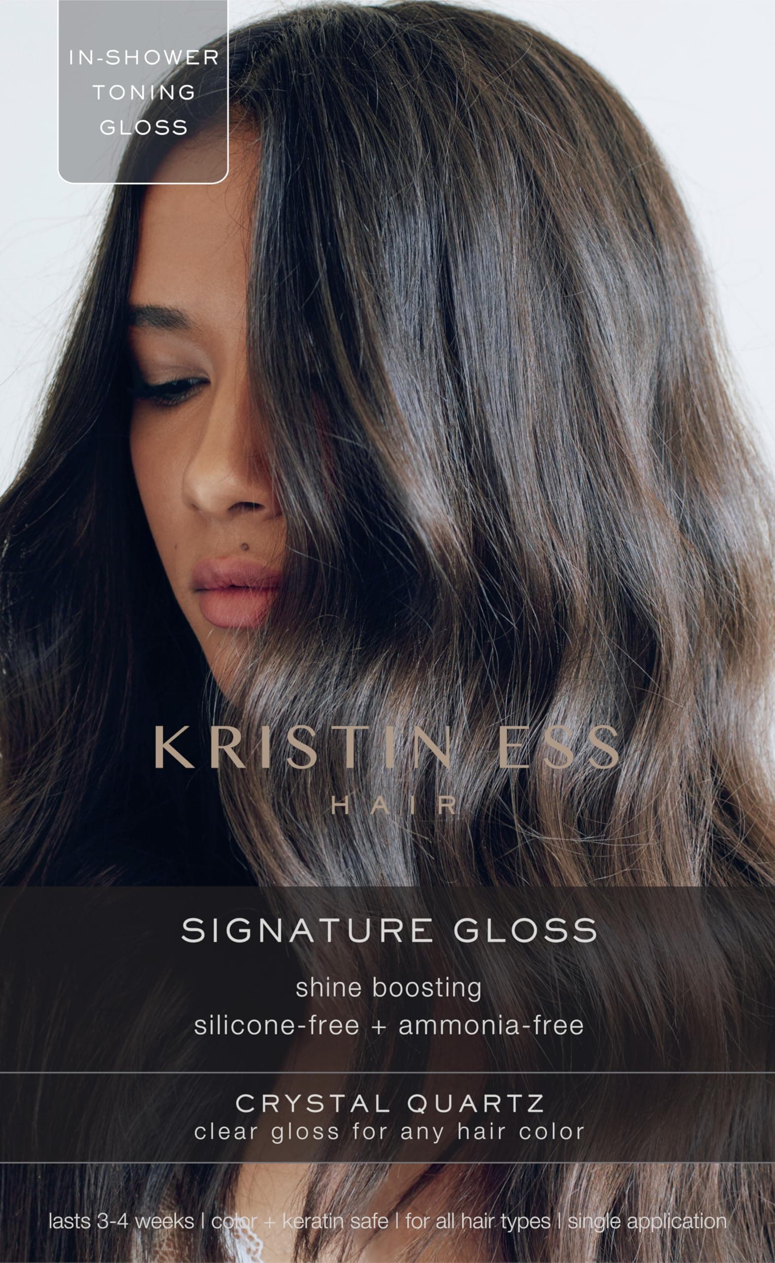 Kristin Ess The One Signature Hair Gloss - Crystal Quartz: Pigment Free, Colorless