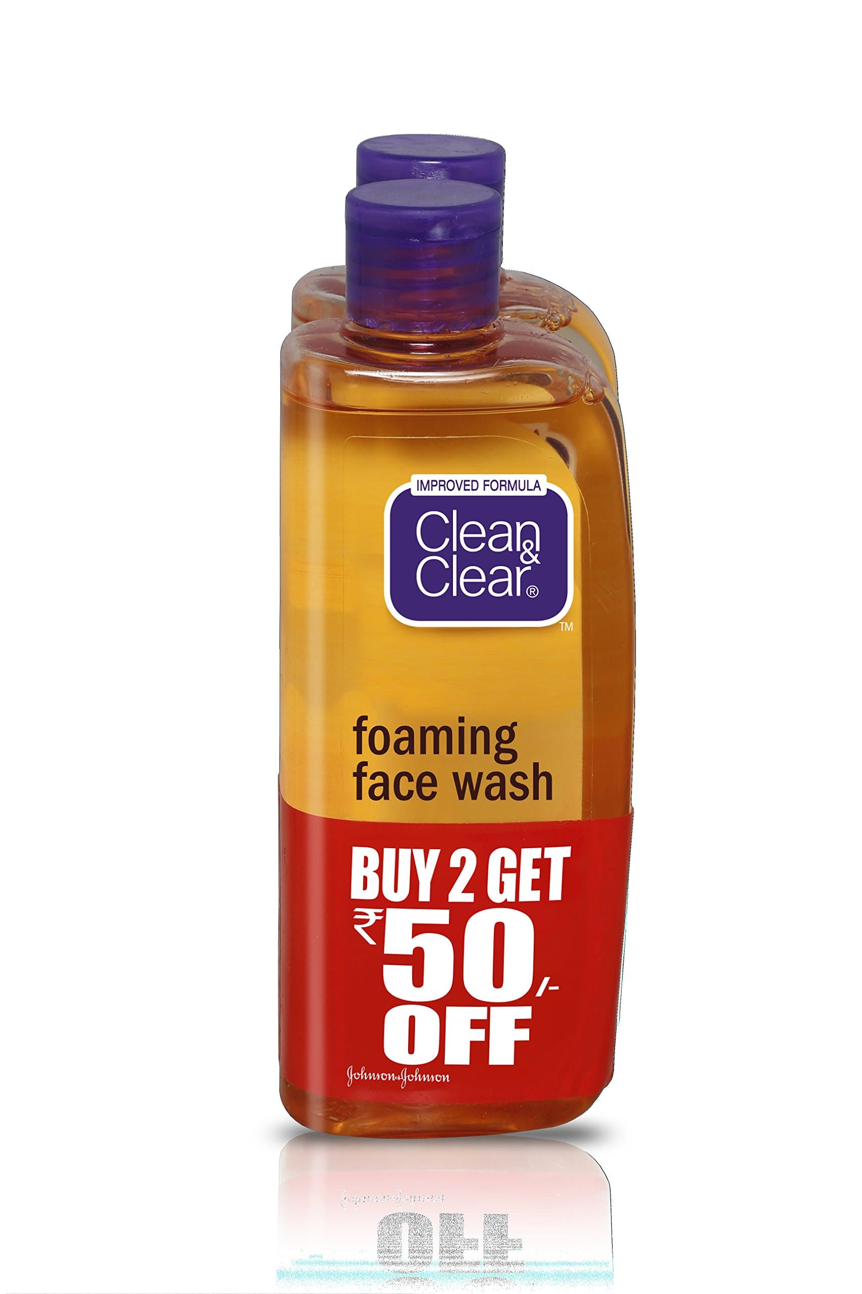 Clean & Clear Foaming Facewash, 150ml (Pack Of 2)