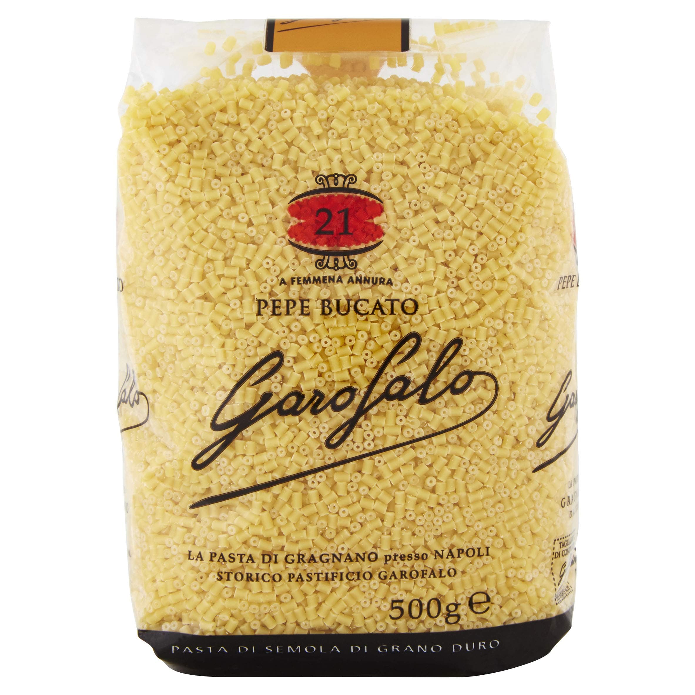 Pepe Bucato Italian Soup Pasta - Vegan and Small Pasta Shape, 500g (Pack of 1)