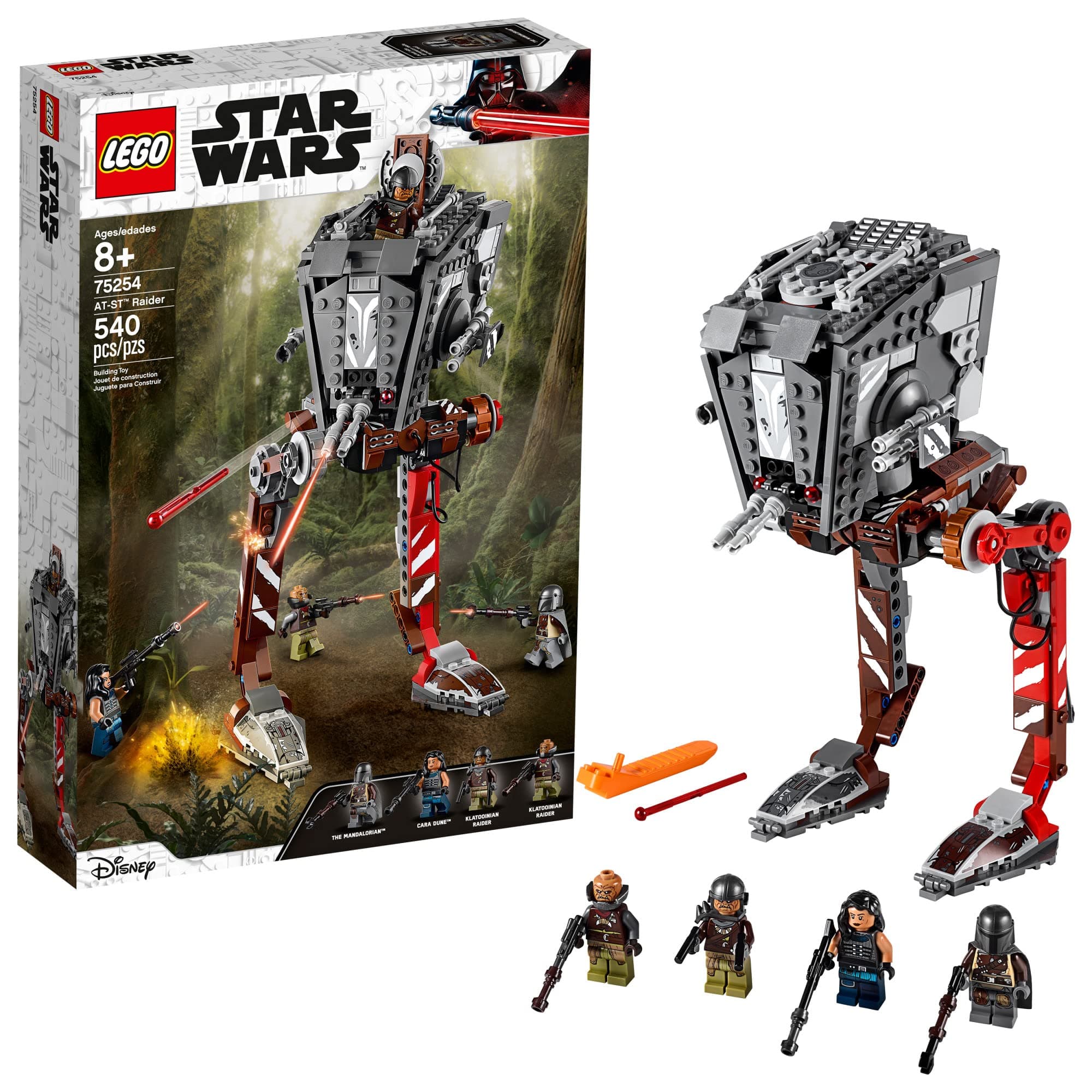 75254 Star Wars AT-ST Raider from The Mandalorian Building Model 540 Pieces