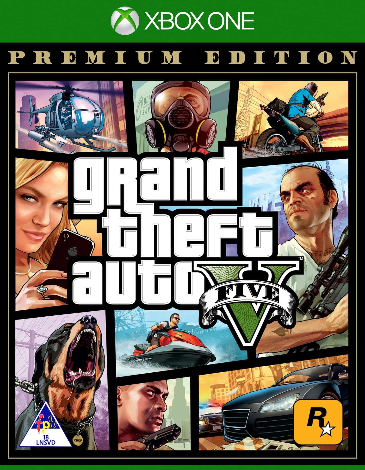 Grand Theft Auto V: Premium Edition (Xbox One) + GTA$1.25 Million (Xbox One)