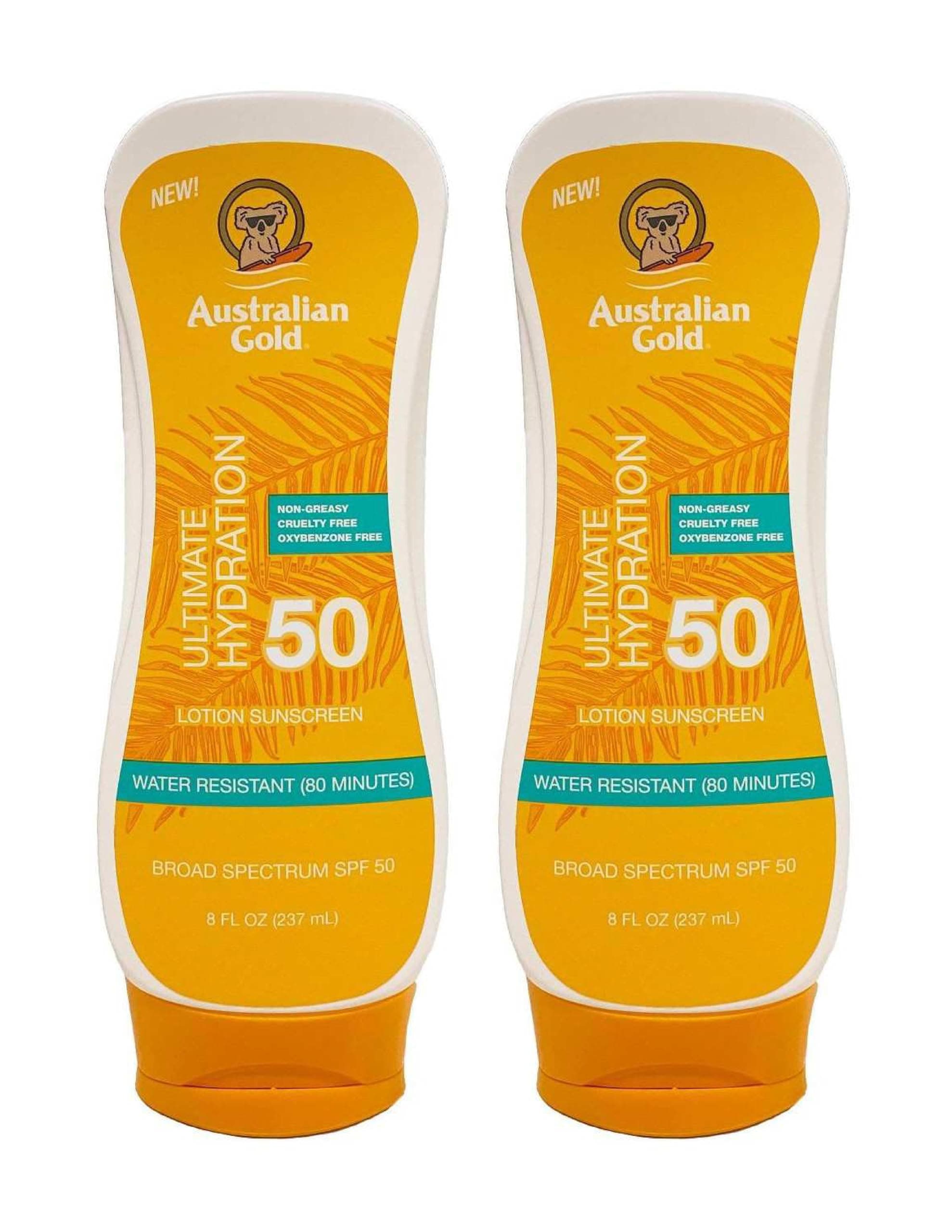 Australian Gold Spf50 Lotion Moisture Max 8 Ounce (237ml) (2 Pack)
