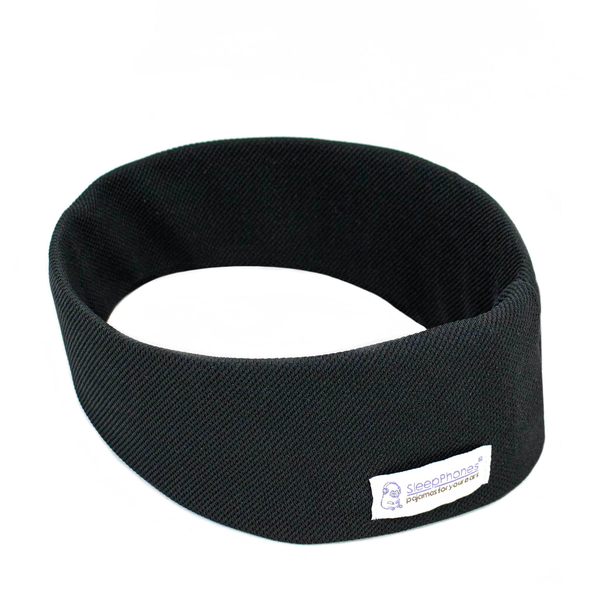 SleepPhones Wireless Sleep Headphones by AcousticSheep V8 | 24-Hour Battery | Original and Most Comfortable Bluetooth Headphones for Sleeping (Small, Pitch Black Breeze)