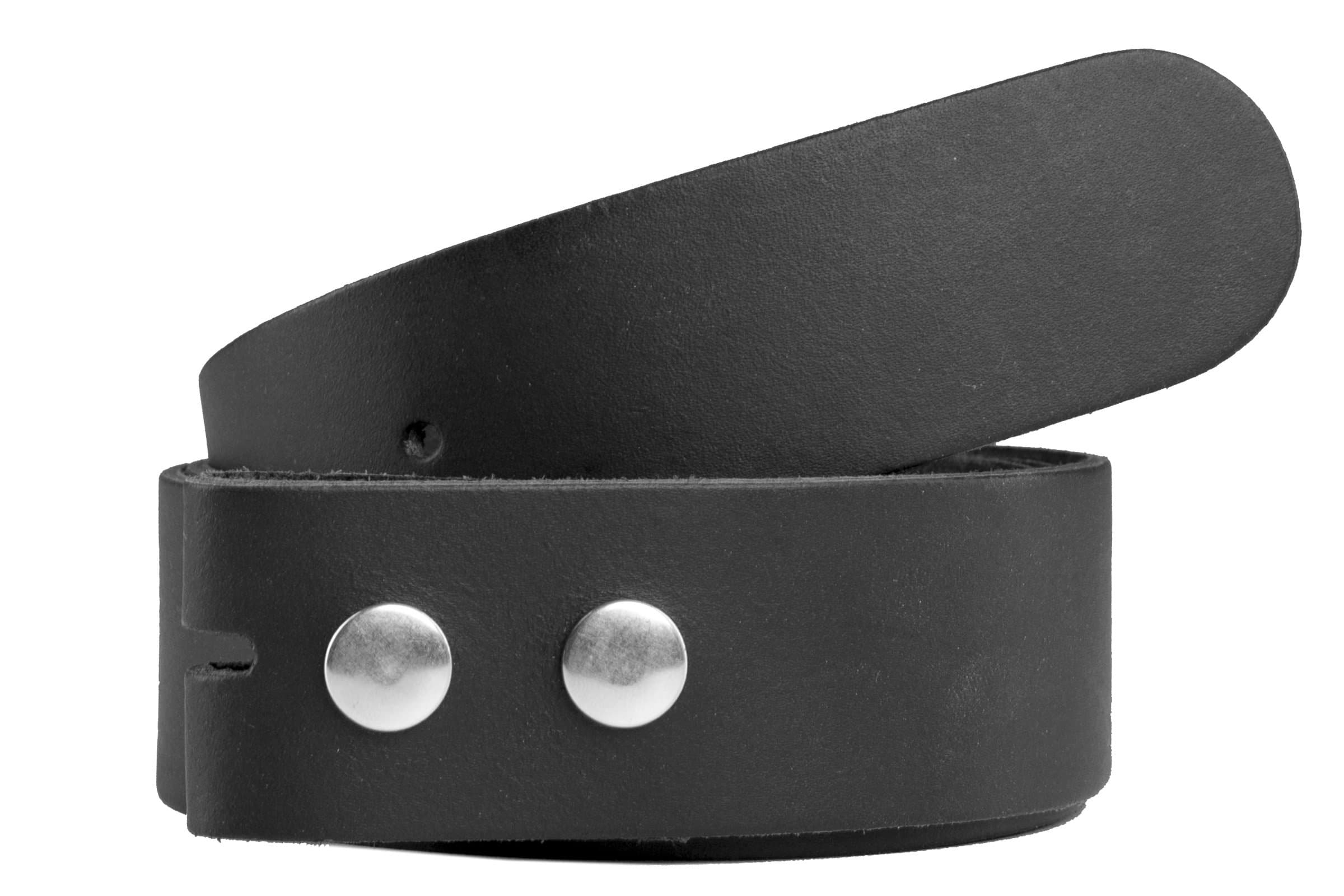 shenky Genuine Leather Belt without Buckle - Belt for Interchangeable Buckles - Made in Germany - Width 4cm