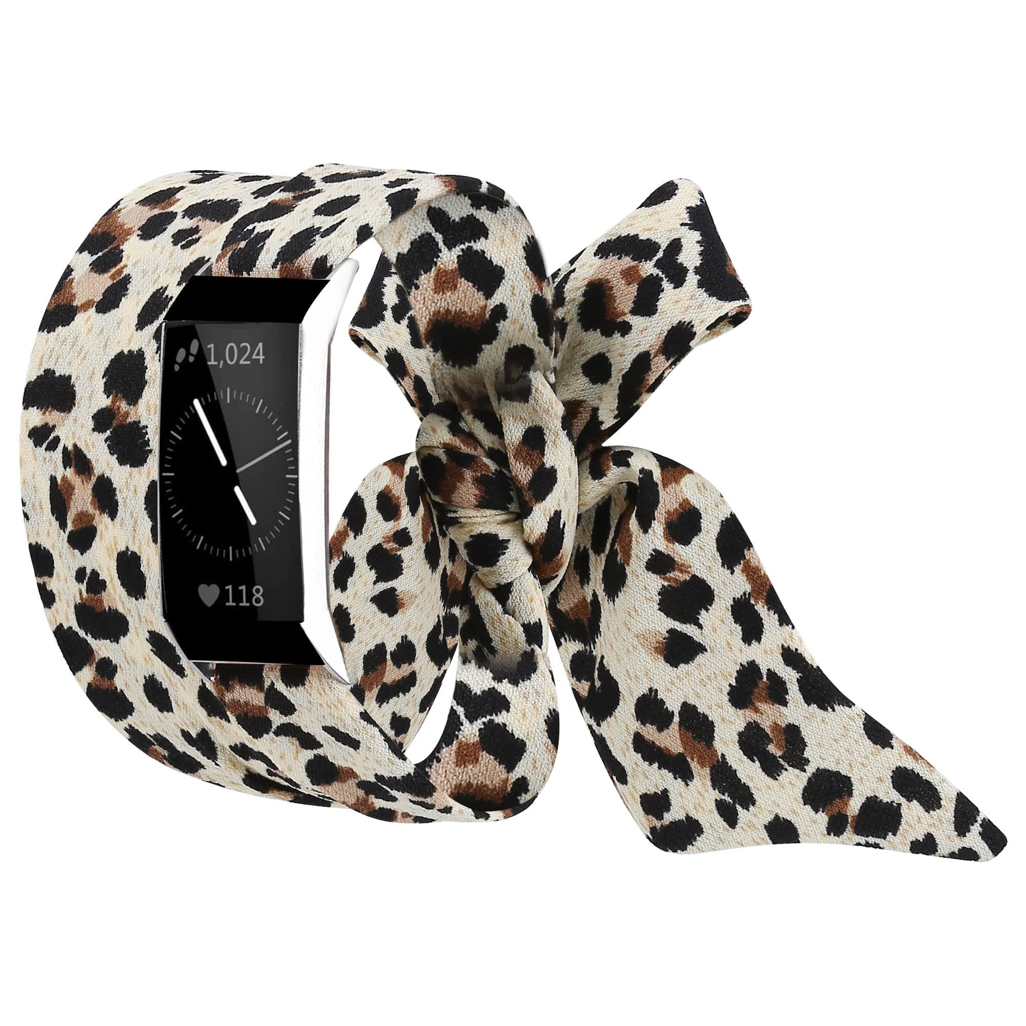 Wearlizer for Fitbit Flex 2 Bands Leather, Fitbit Flex 2 Accessories Straps for Fitbit Flex 2 Smartwatch Wristbands Brown Pink.