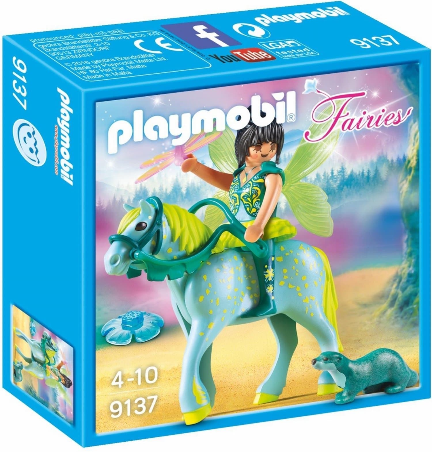 Playmobil Enchanted Fairy with Horse Toy, Multicolor