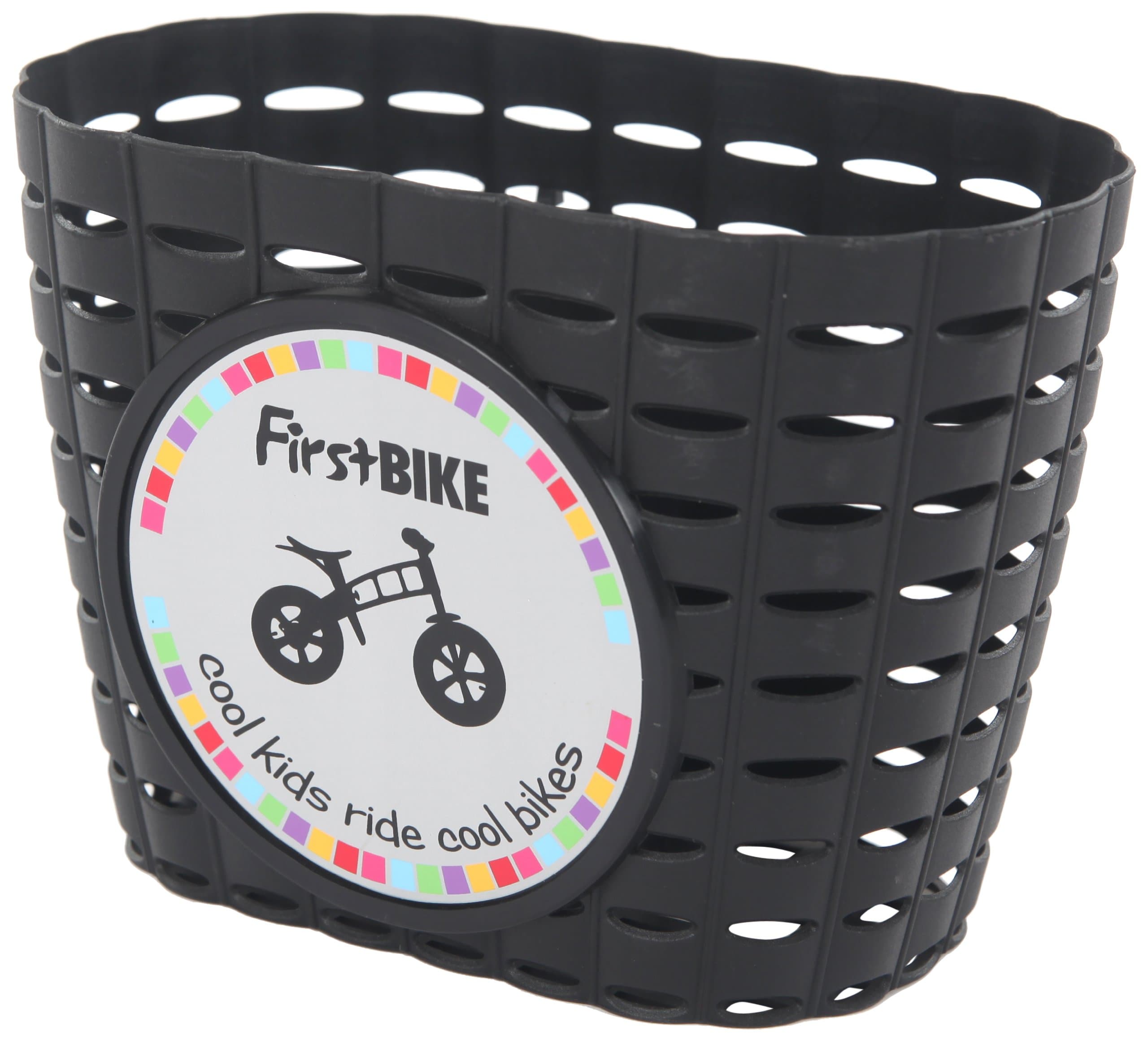 FirstBIKE Basket with sticker and sting (Black)