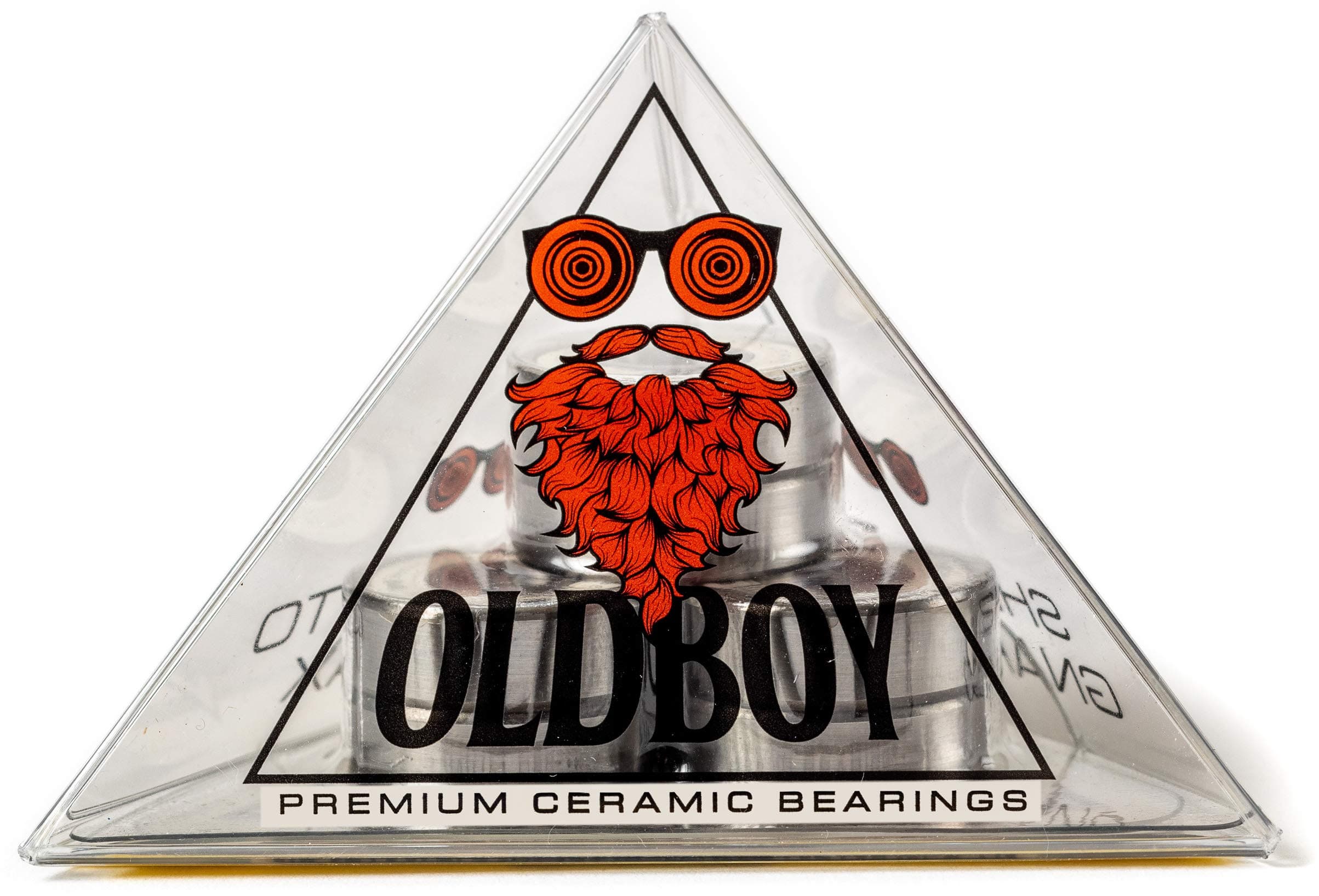 Oldboy Premium Skateboard Bearings, Set of 8 Bearings for Skateboards, Longboards, Inline Skates, Rollerblades, Super Lube Ball Bearings, Skateboard Accessories