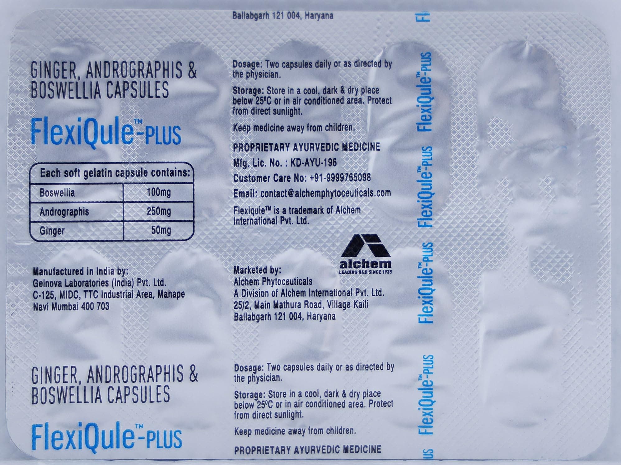 Flexiqule Plus Capsule 10's