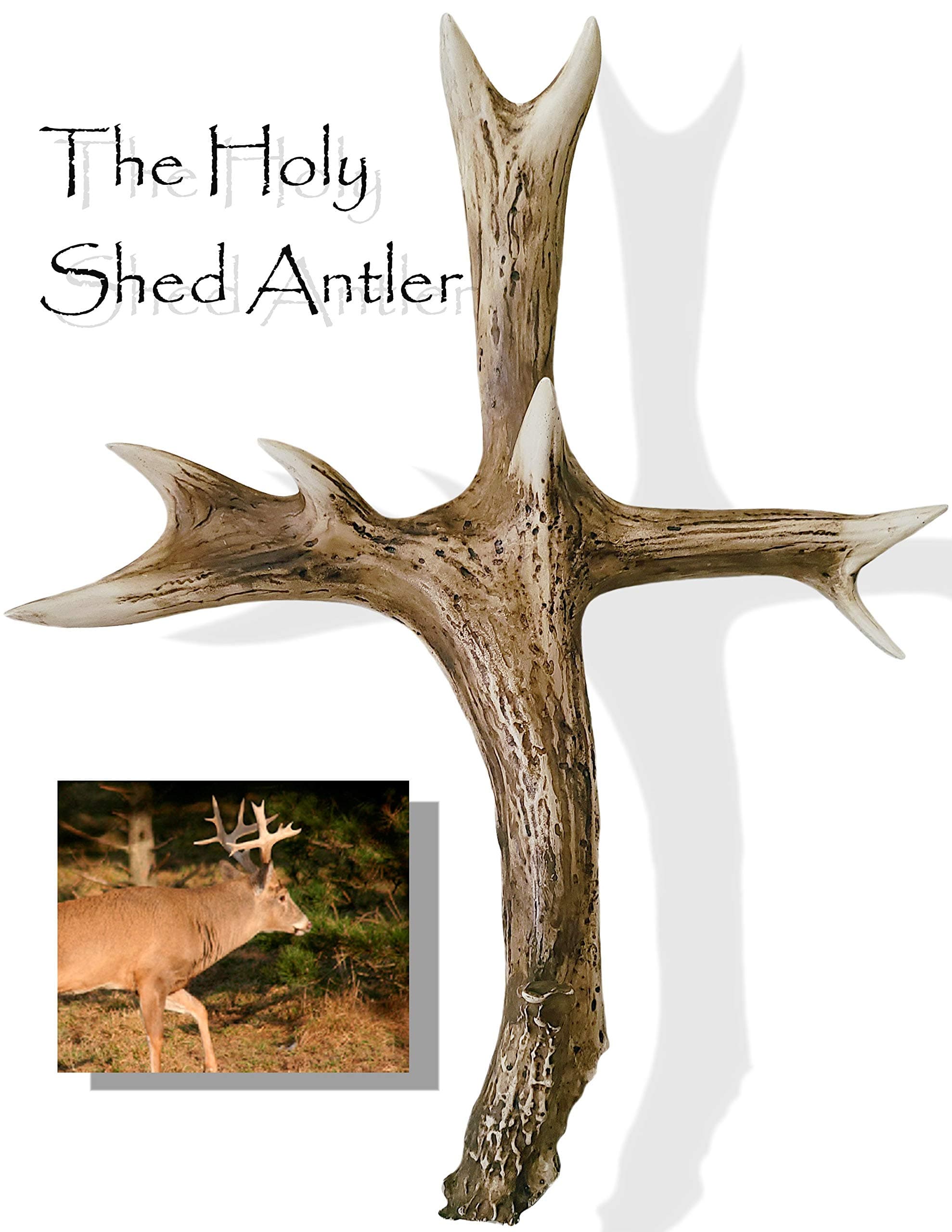 Mountain Mike's Reproductions Antler Holy Shed Cross