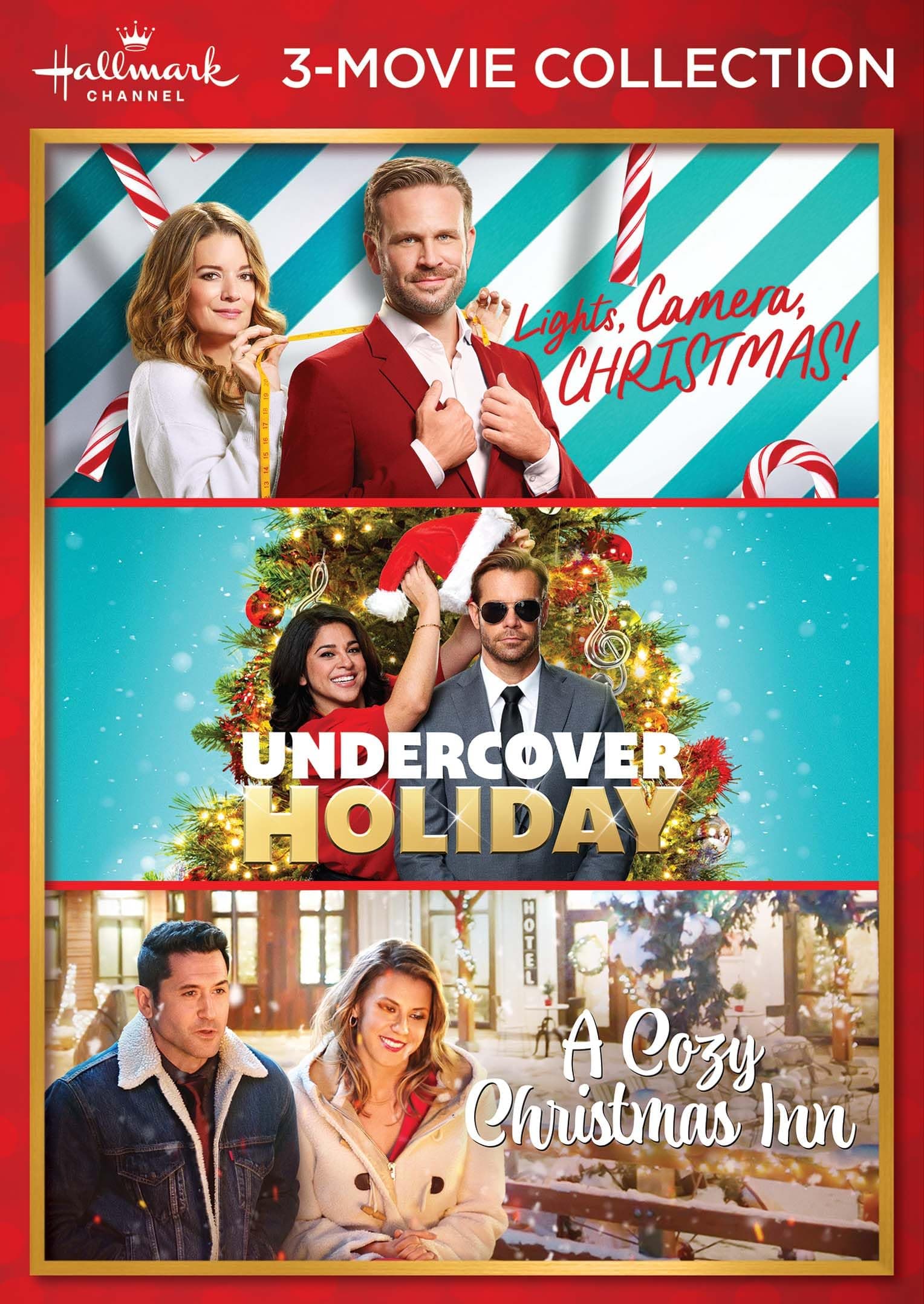 Hallmark Channel 3-Movie Collection (Lights, Camera, Christmas! / Undercover Holiday / A Cozy Christmas Inn)