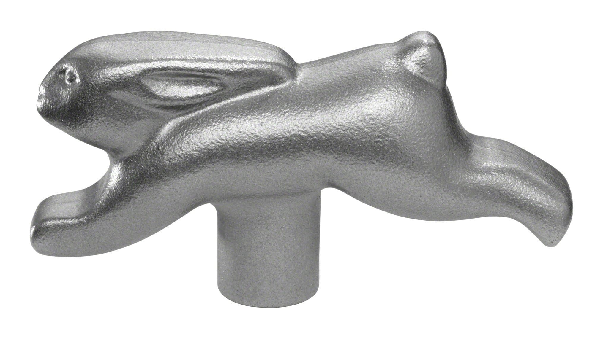 40510-661-0 Rabbit Lid Knob, Stainless Steel, Silber, 9 x 6 x 3.2 cm