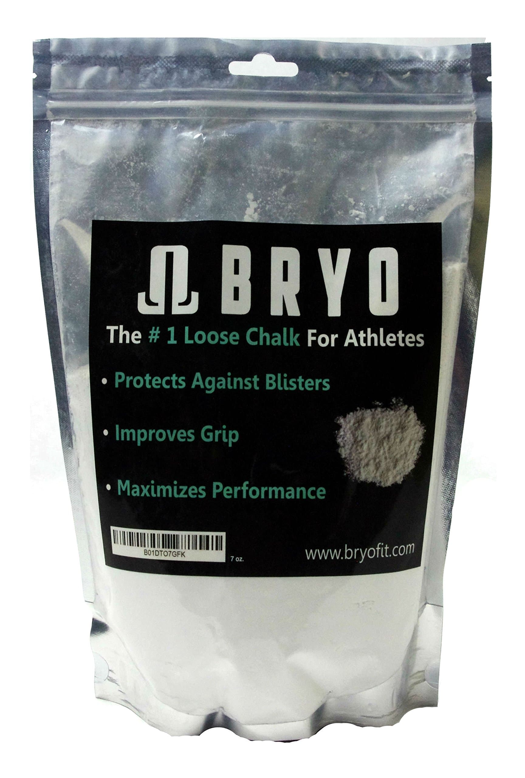 Refillable Chalk Ball Sock with Storage Bag - Magnesium Carbonate to Dry Hands and Increase Grip for Athletics - Weightlifting, Gymnastics, Rock Climbing - 7 Oz (200 g)