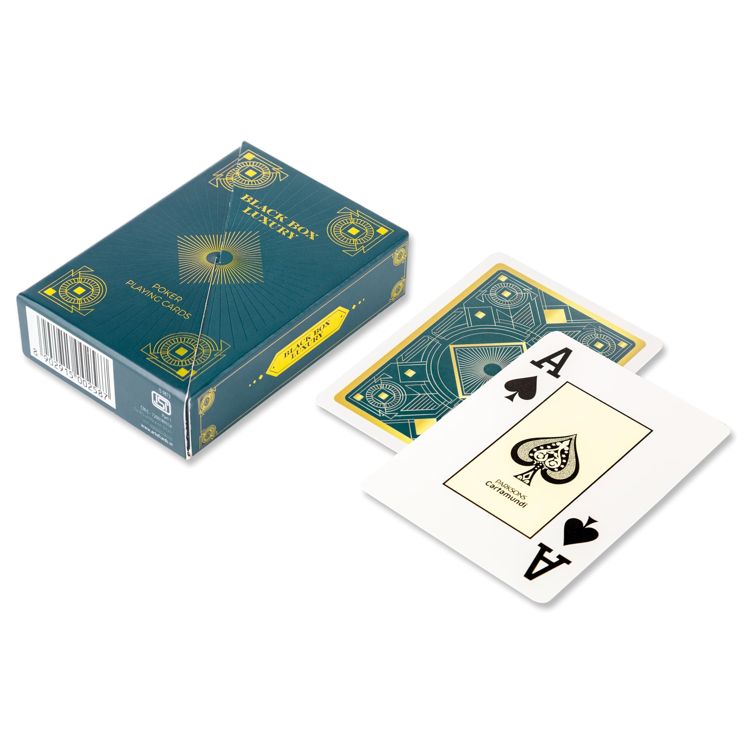 Luxury, Blue & Golden Playing Cards, Poker Size Jumbo Index,Card Game