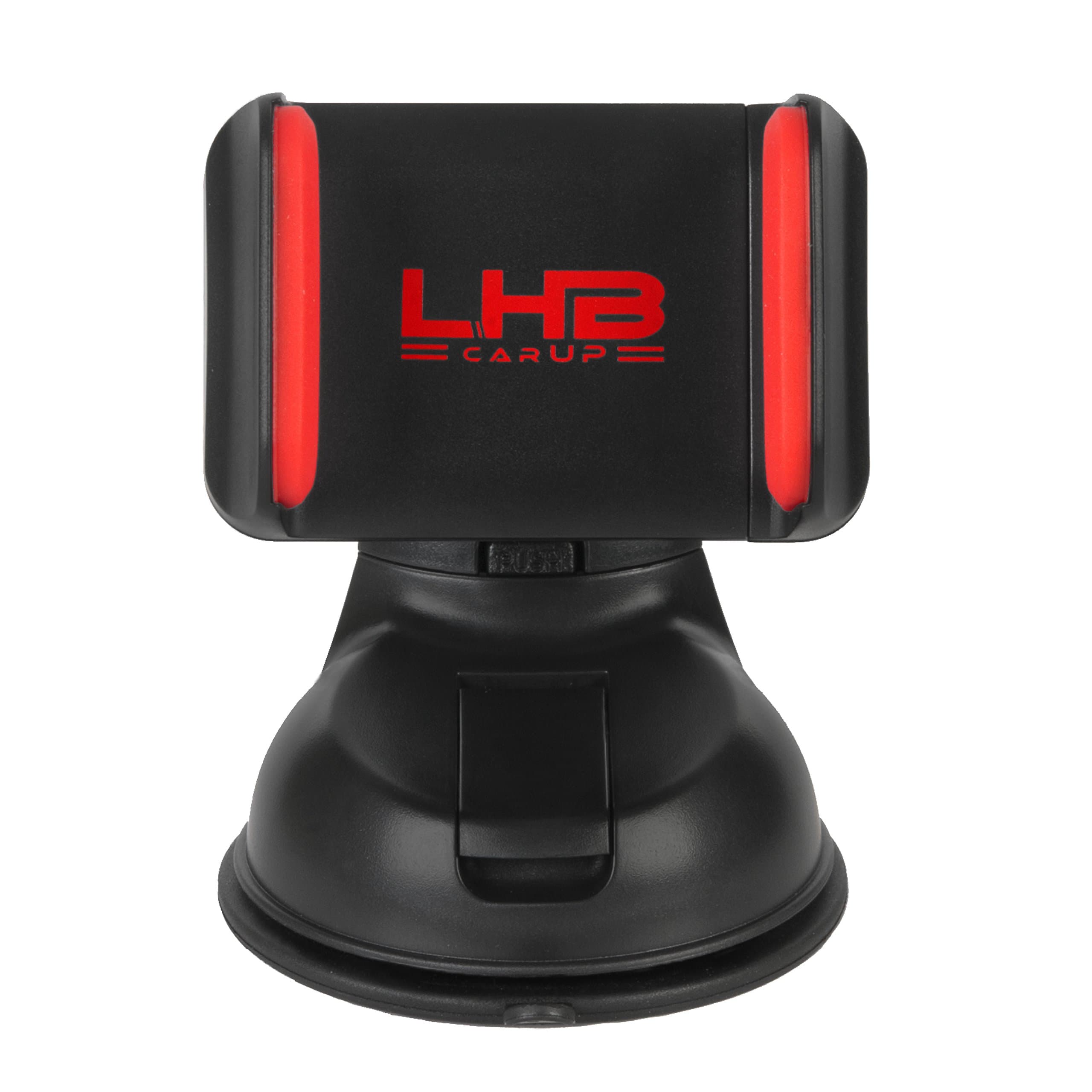 LHB carUP Robust universal mobile phone holder, car windscreen and much more. 360° rotating ball joint, adhesive coated suction cup