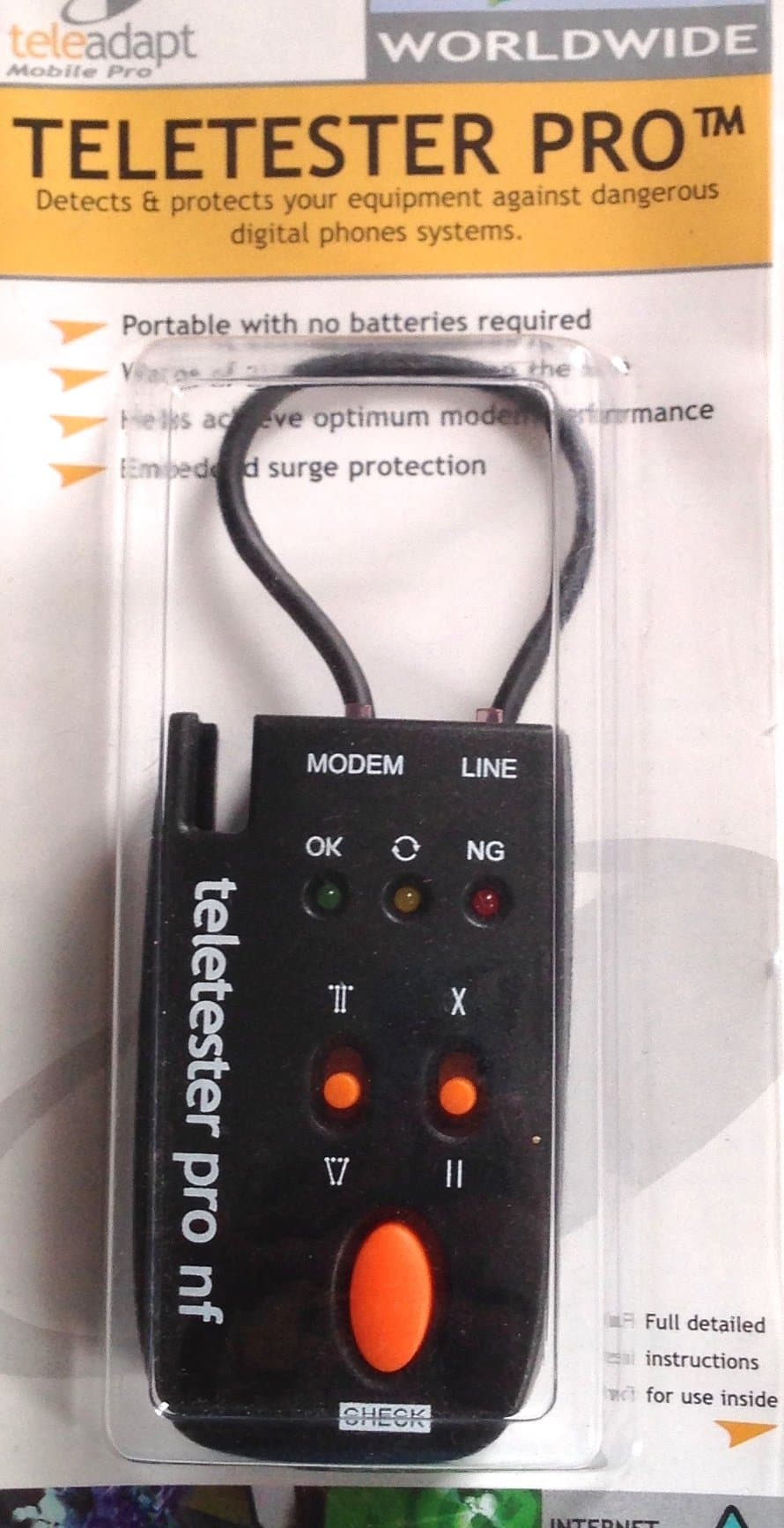 Teletester Pro Digital Phone Line Tester