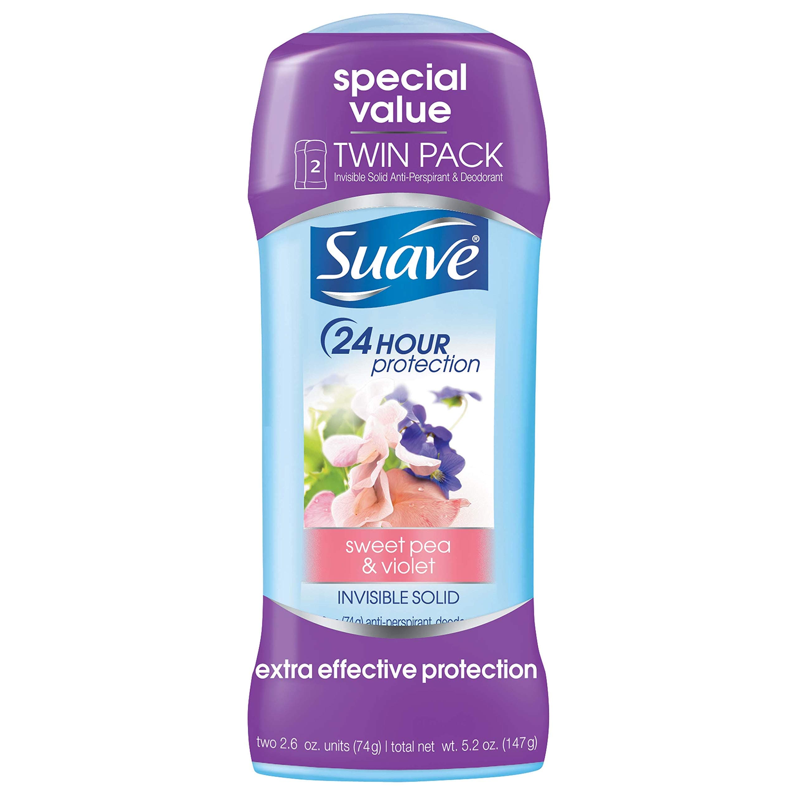 Suave Sweet Pea & Violet Invisible Deodorant & Antiperspirant