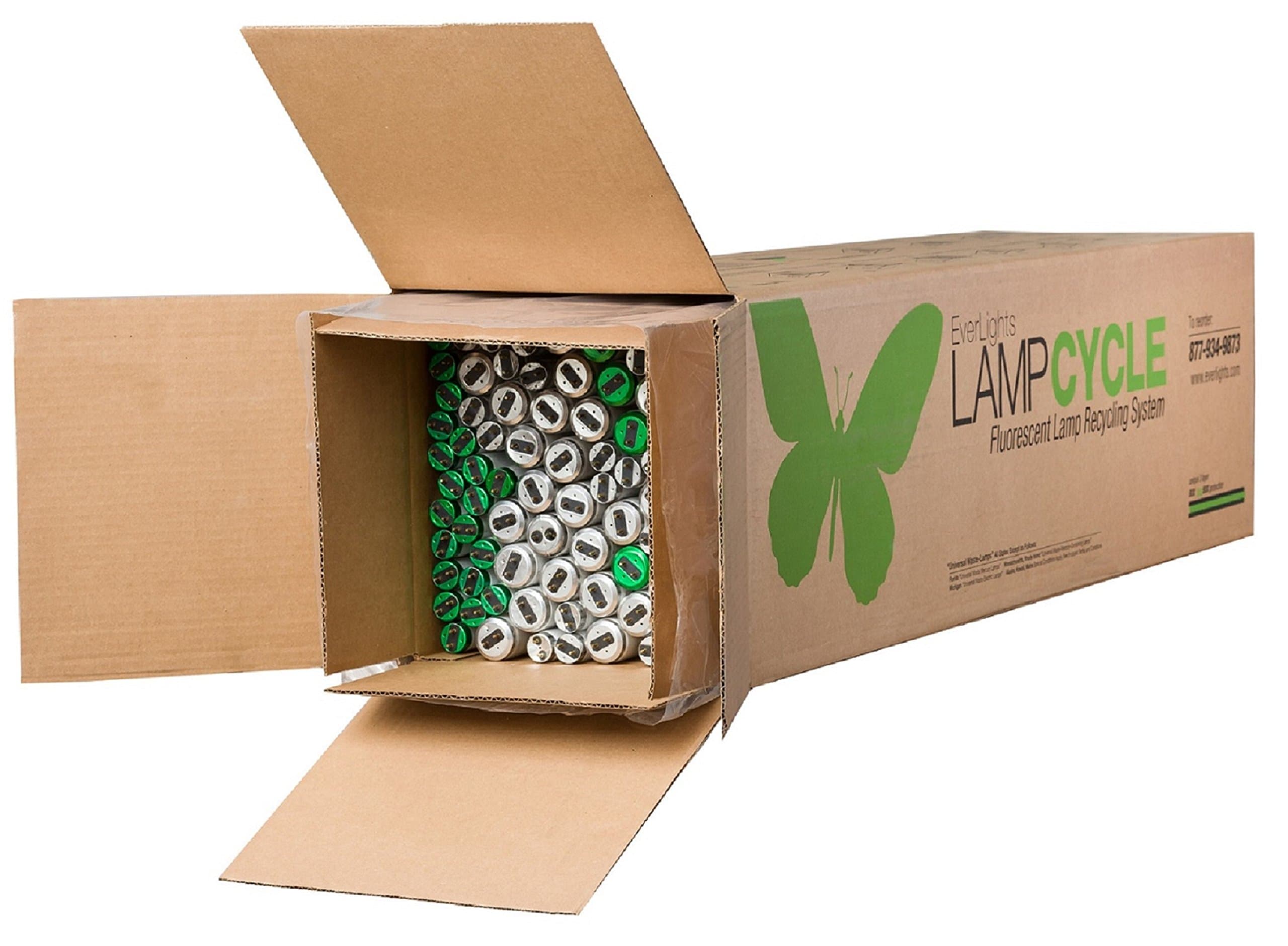 R4T8160 LampCycle 4-Foot Linear Fluorescent Tube Recycling Kit, Large