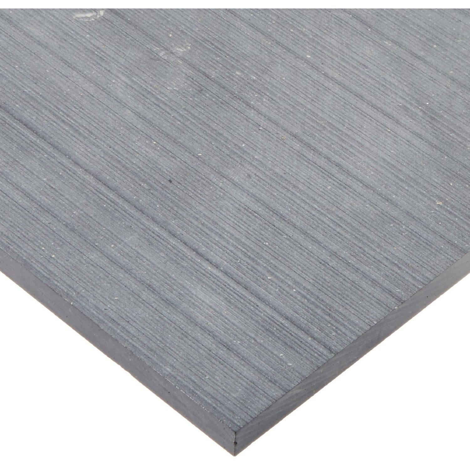 Lava, Alumina Silicate Ceramic, Sheet, Opaque Gray, 9" Length, 9" Width, Thickness 1/8"
