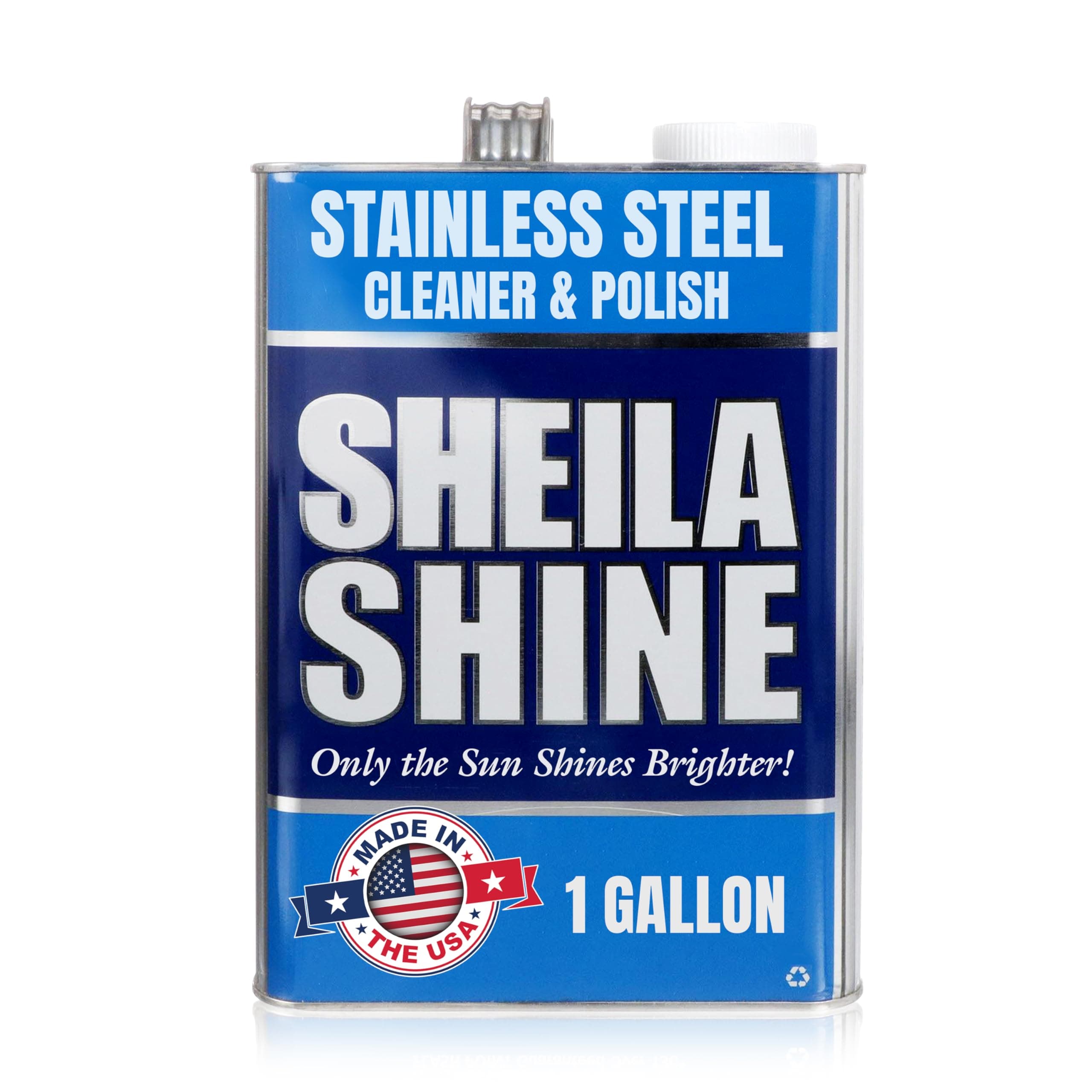 1 Gal. Can Stainless Steel Cleaner and Polish, Protects Household Kitchen Surfaces, Removes Grease, Fingerprints & Watermarks, Stainless Steel Cleaner for Appliances, Fridge, Oven & Sinks