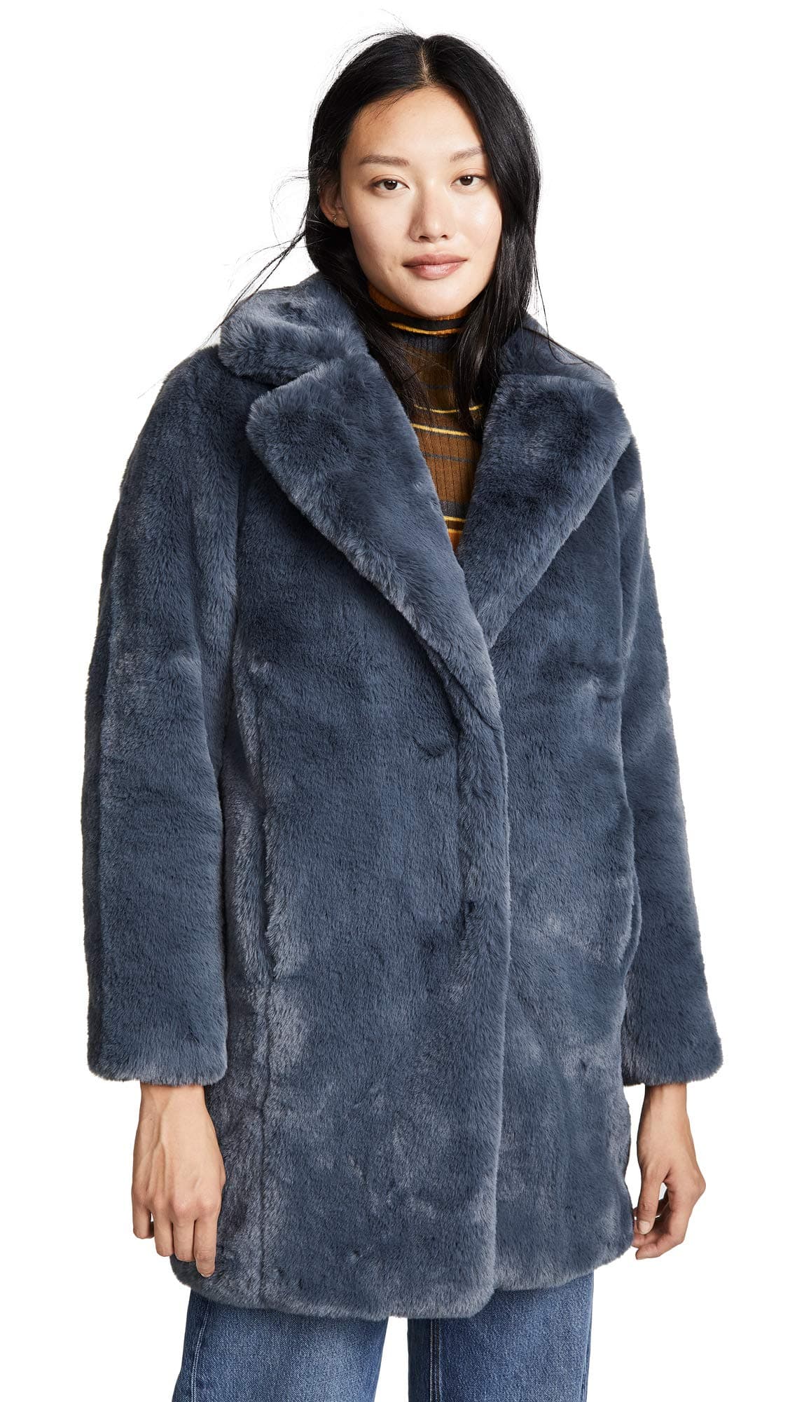 MKT Studio Women's Marili Faux Fur Coat