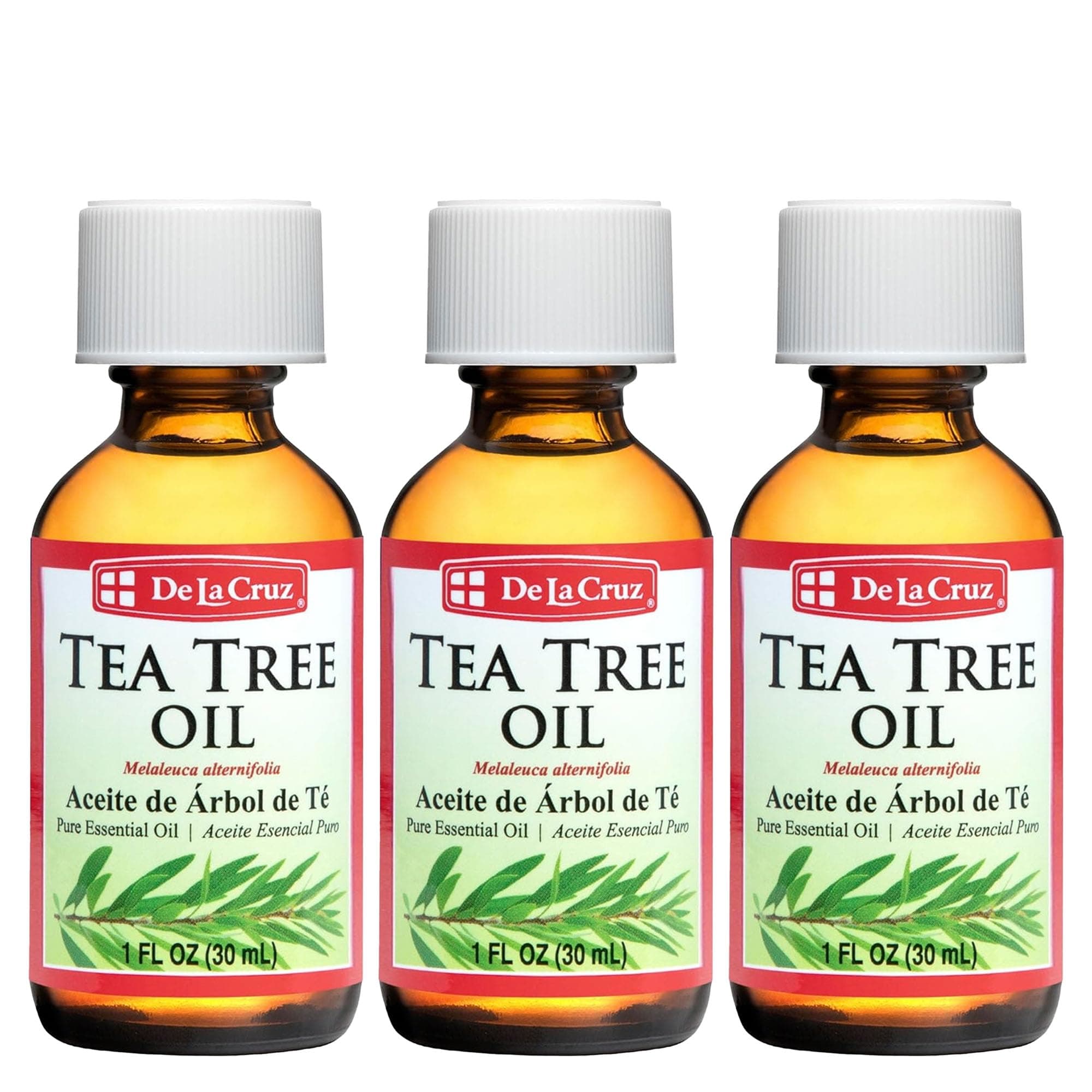De La Cruz Tea Tree Oil 1 ounce bottles - 3 Pack