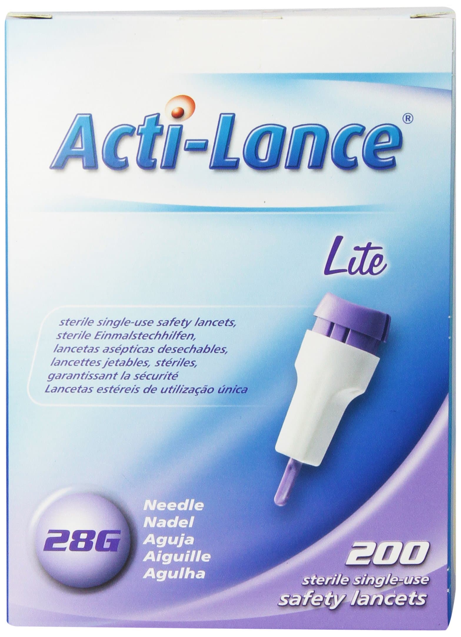 Lite Single Use Lancets, 200 Count