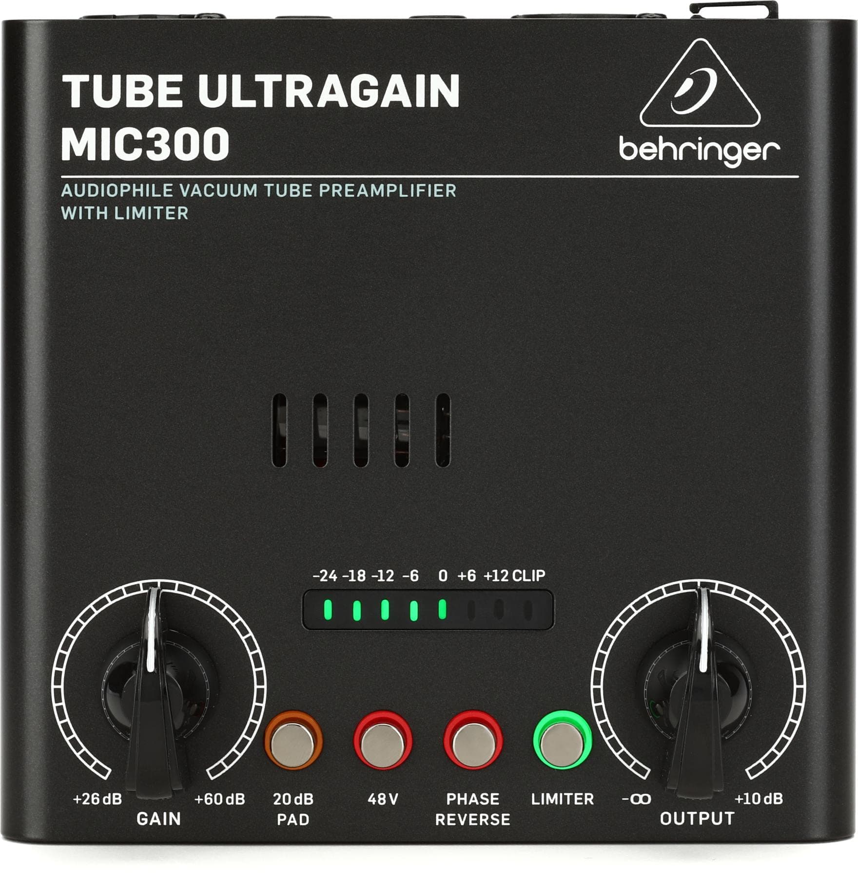 TUBE ULTRAGAIN MIC300 Audiophile Vacuum Tube Preamplifier with Limiter