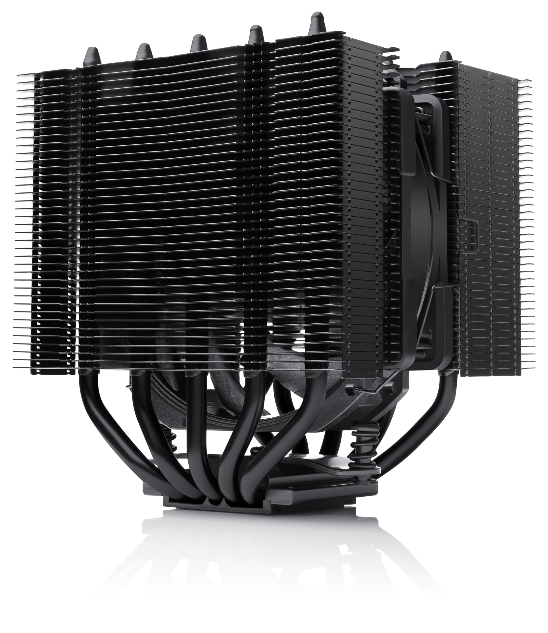 NH-D12L chromax.black, Low-Height Dual-Tower CPU Cooler (120mm, Black)