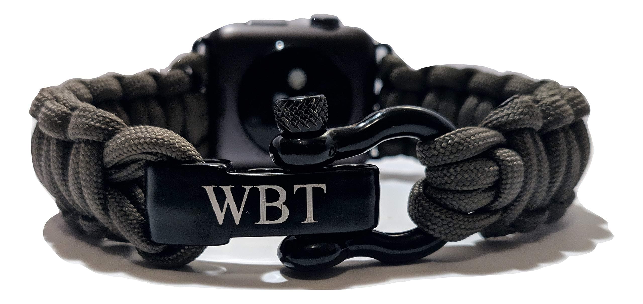 WATER BEAR TACTICAL 550 Paracord Band Made for Apple Watch 42mm & 44mm for Apple Watch Series 6, 5, 4, 3, 2, 1