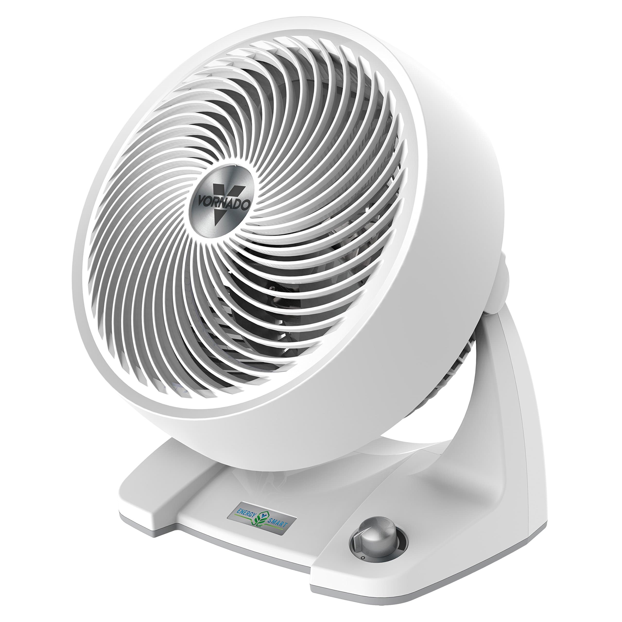 633DC Energy Smart Medium Air Circulator Fan with Variable Speed Control, White
