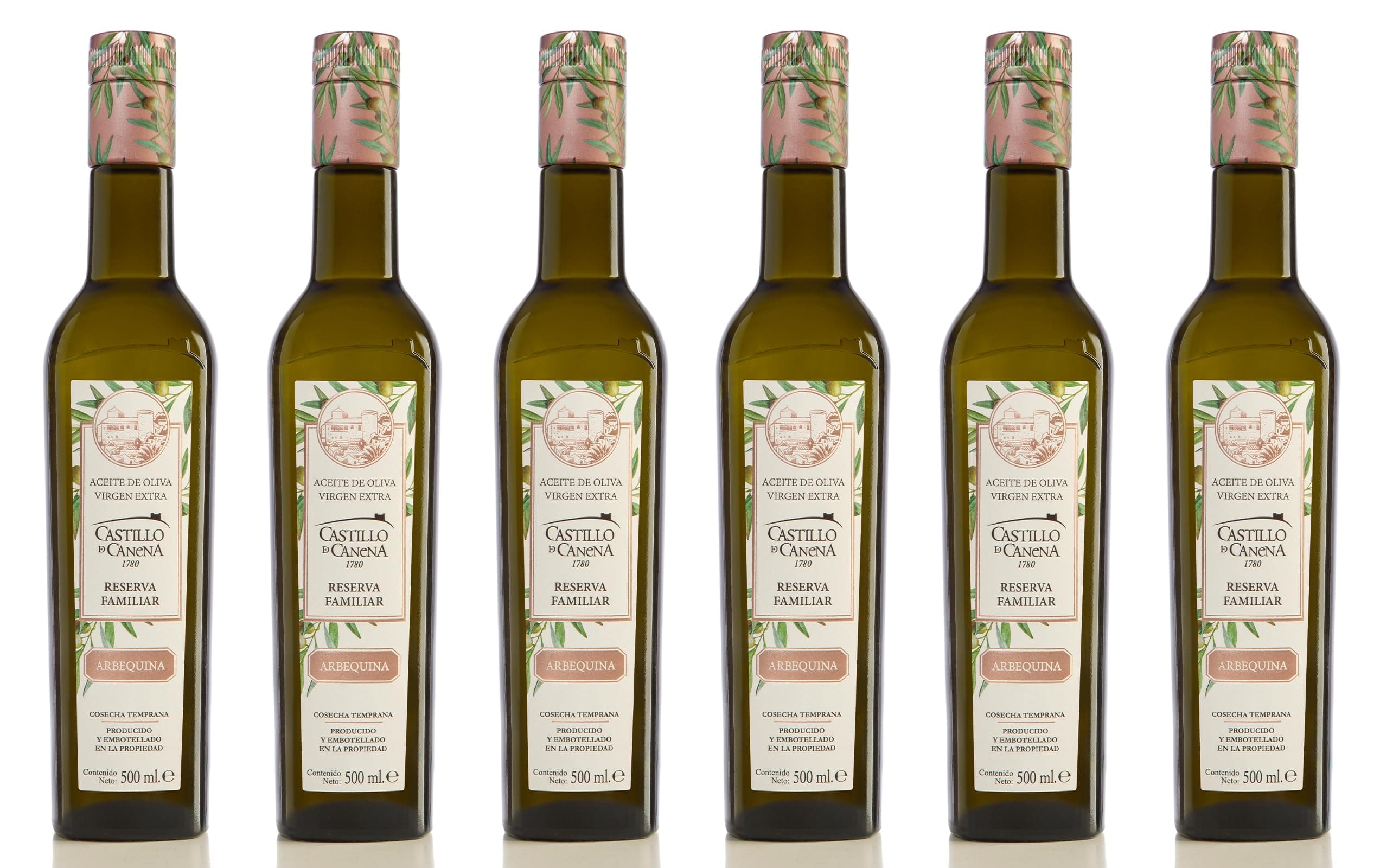 3 x 500 ml Castillo de Canena Family Reserve (Arbequina) - Extra Virgin Olive Oil By Oliva Oliva Internet SL