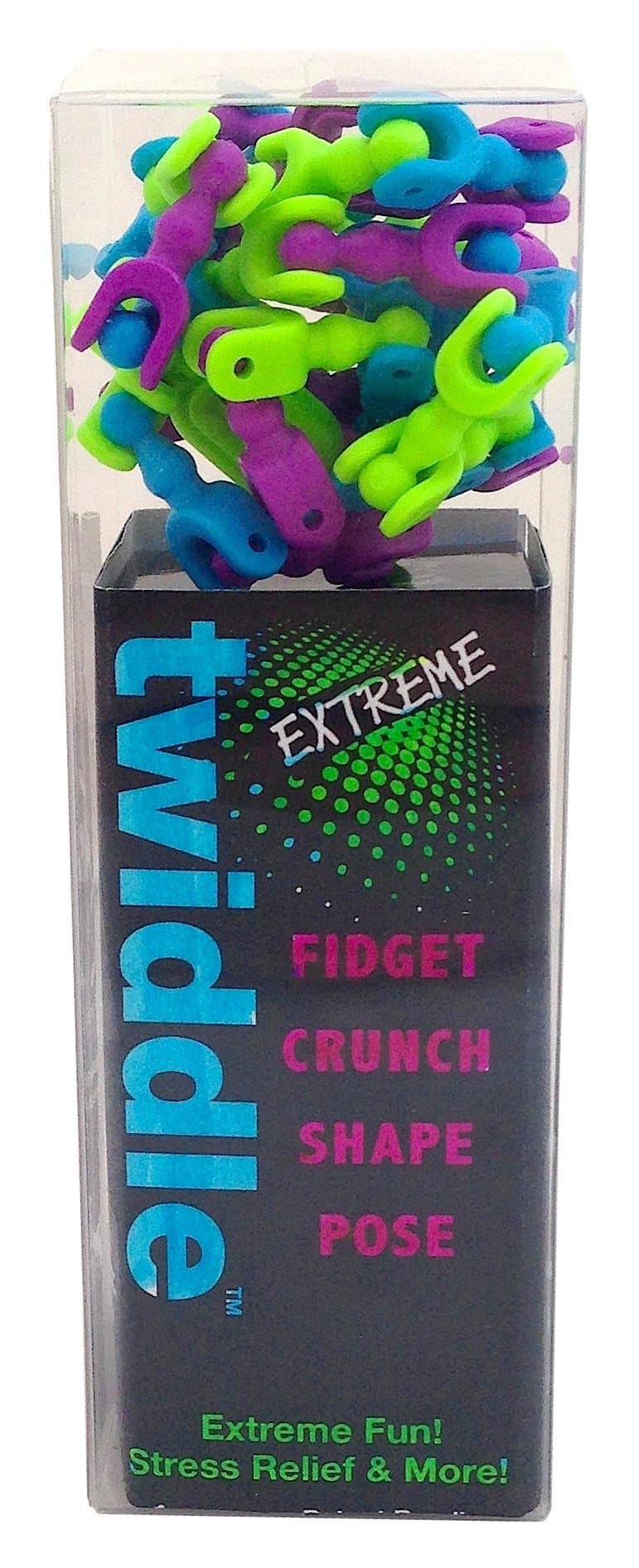 Twiddle Extreme Crunch Safe Toy, Blue/Green/Purple