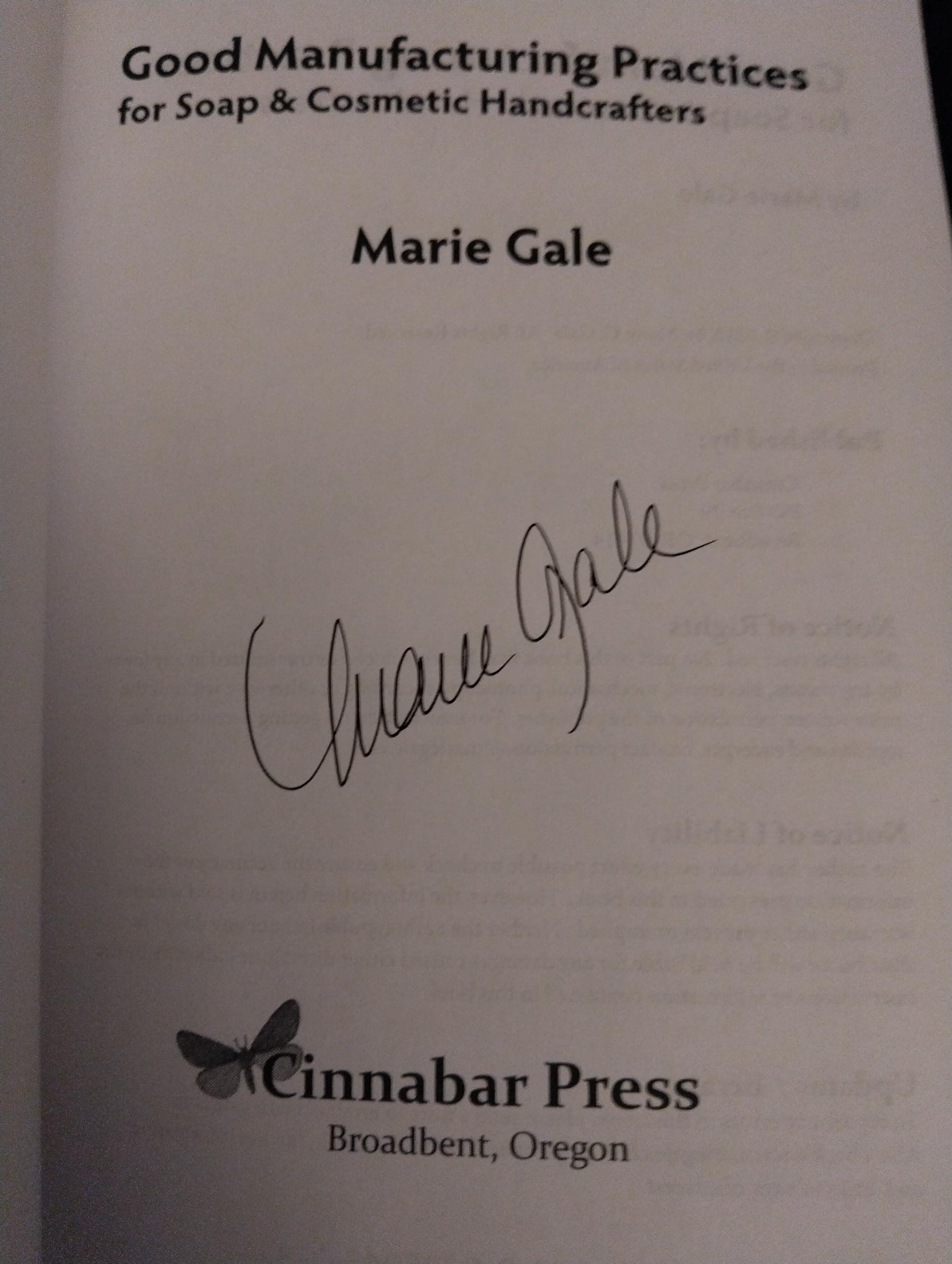 Good Manufacturing Practices for Soap and Cosmetic Handcrafters