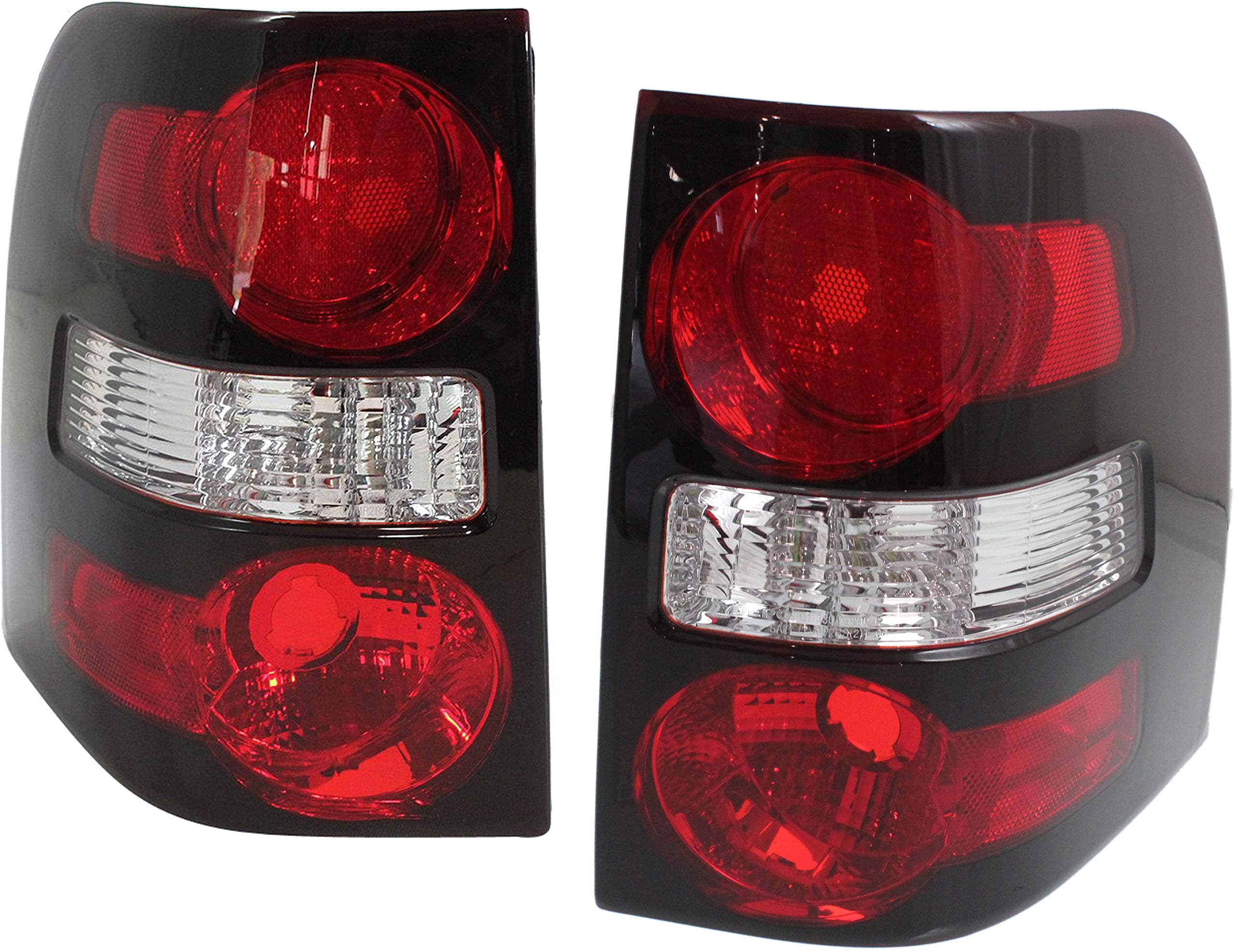 Evan Fischer Driver and Passenger Side Tail Light Compatible with 2006-2010 Ford Explorer - FO2819140, FO2818140, FO2800195