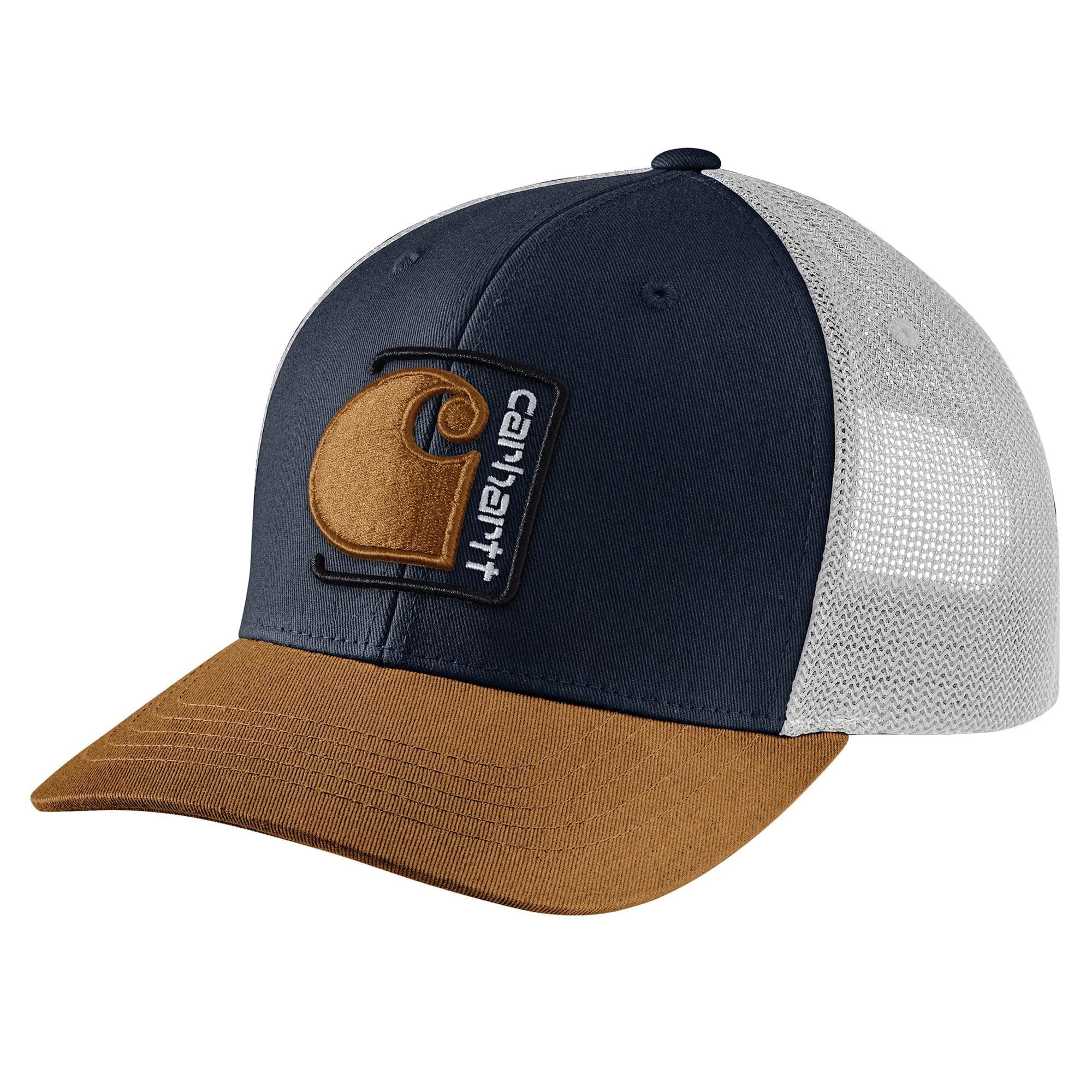 Carhartt Men's Canvas Mesh-Back C Patch Cap