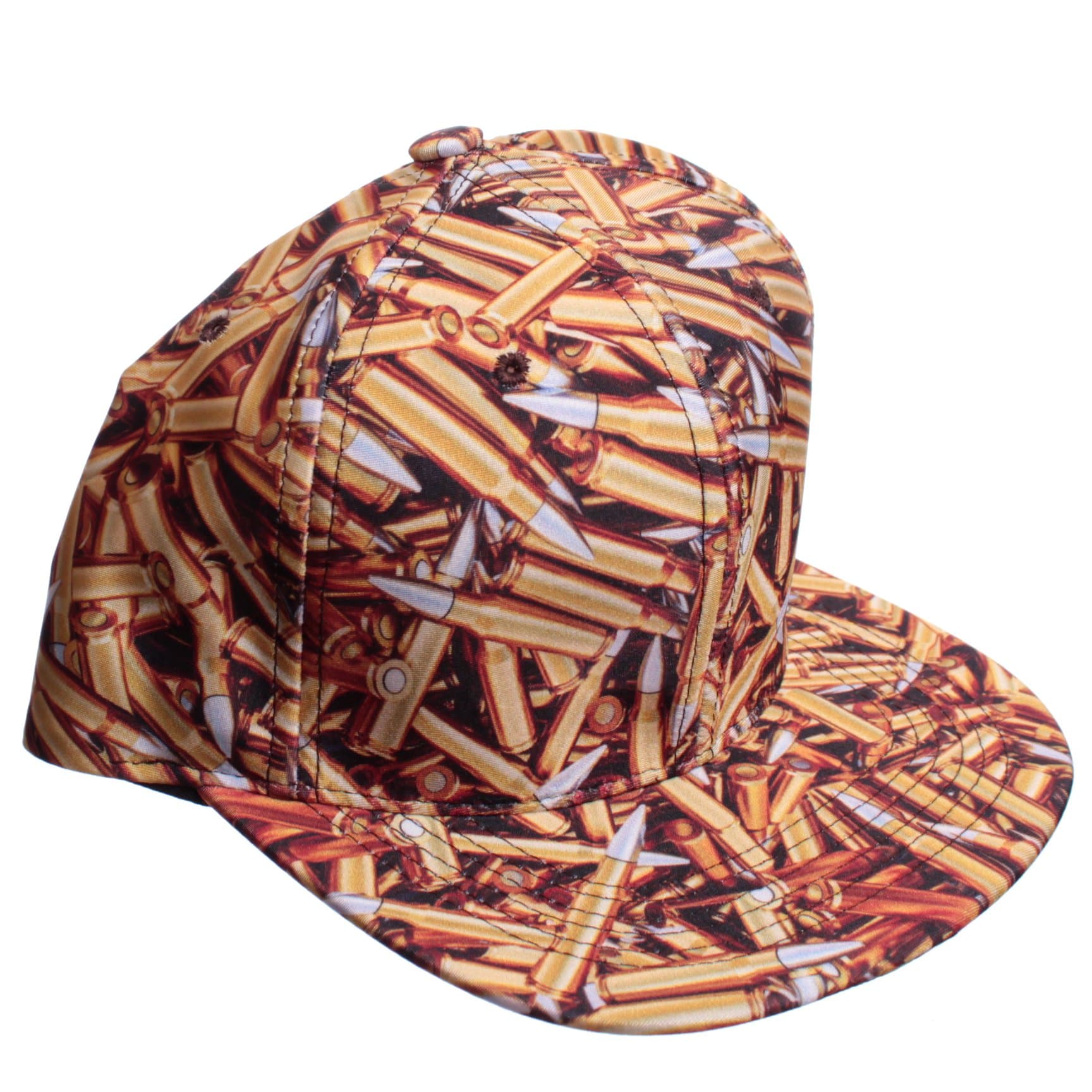 AK-47 Ammunition All Over Print Snapback Gold