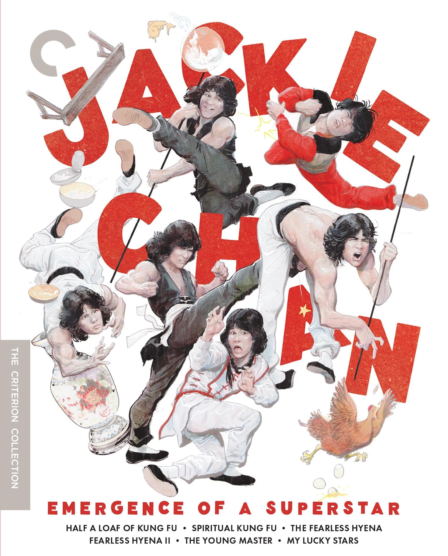 Jackie Chan: Emergence of a Superstar (The Criterion Collection) [Half a Loaf of Kung Fu/Spiritual Kung Fu/The Fearless Hyena/Fearless Hyena II/The Young Master/My Lucky Stars]