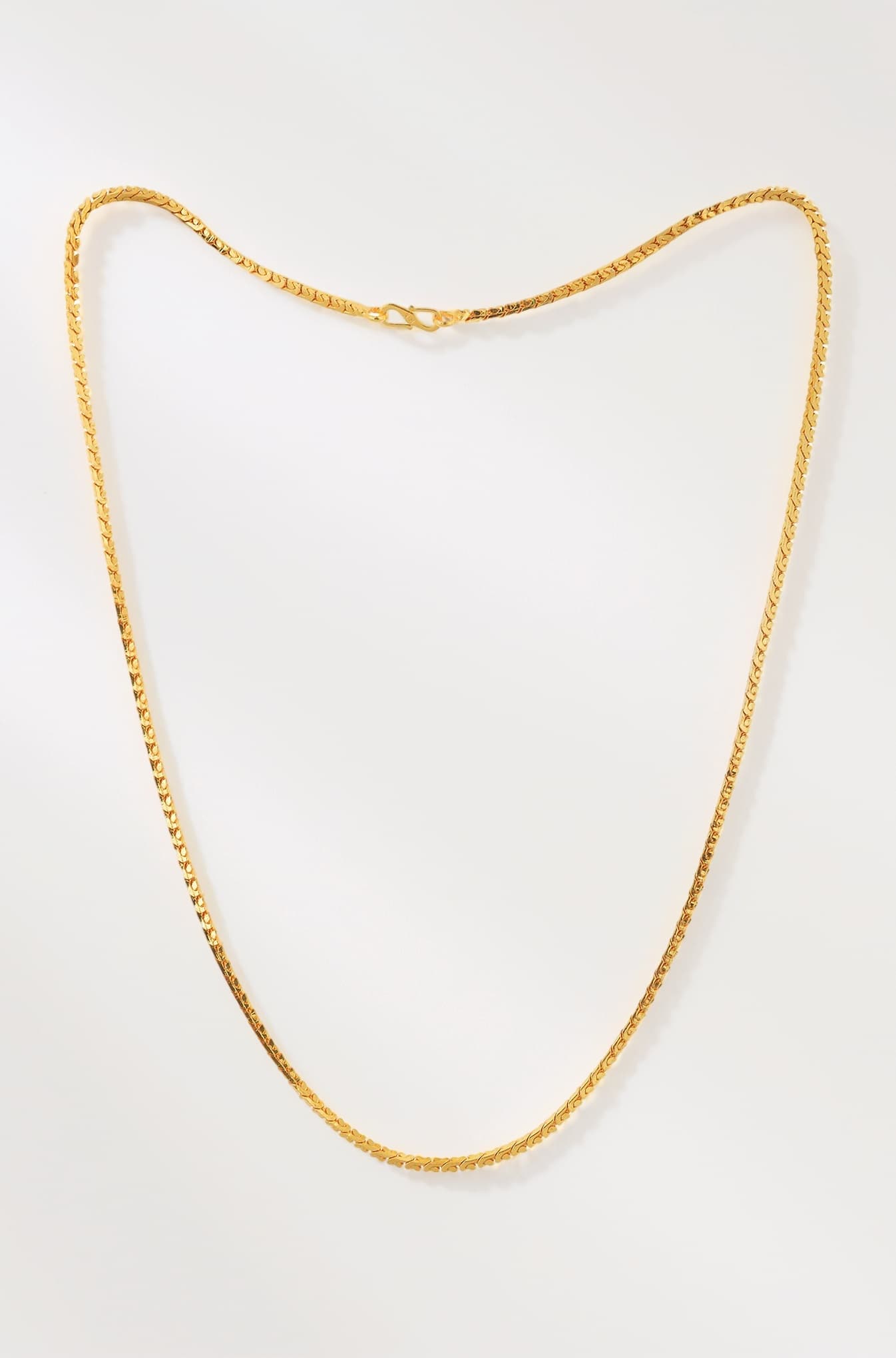 Gold Plated chain | latest & Stylish High Gold Plated Celebrity Inspired Gold Chain Fashion jewellery for Men, Women Boys Girls | Chain For Women (Golden)
