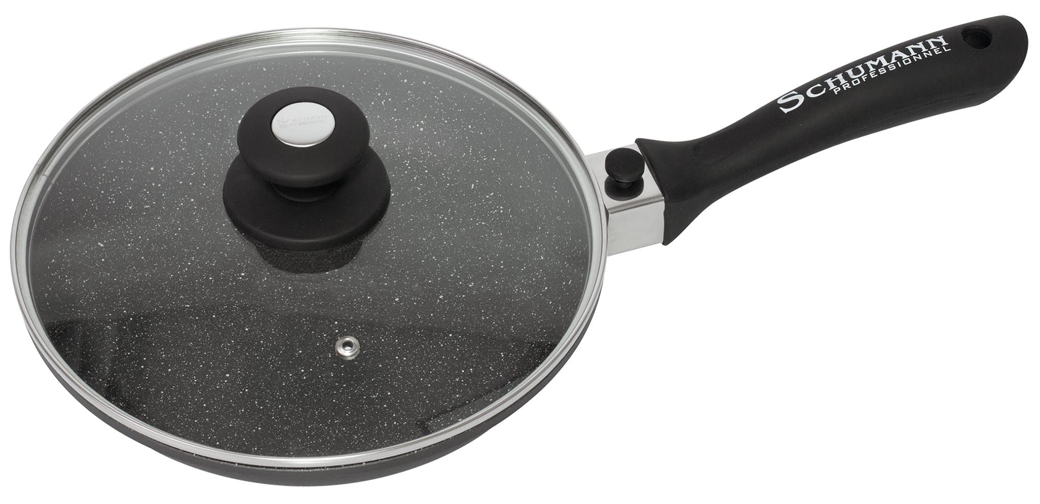 Schumann Professional Stone-Coated Frying Pans with Removable Handles, 24cm