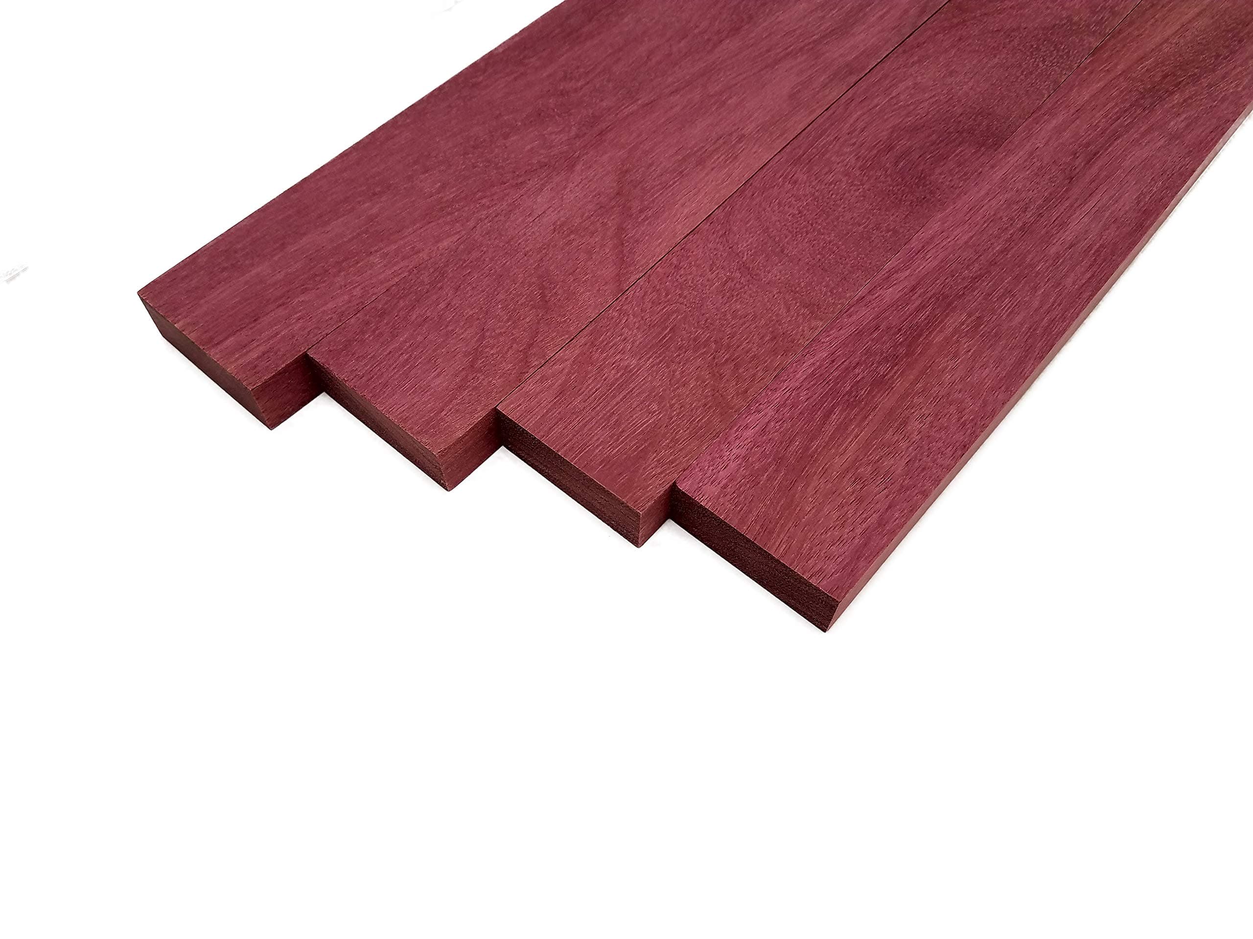Barrington Hardwoods Purpleheart Lumber Board - 3/4" x 2" (4 Pieces) (3/4" x 2" x 48")