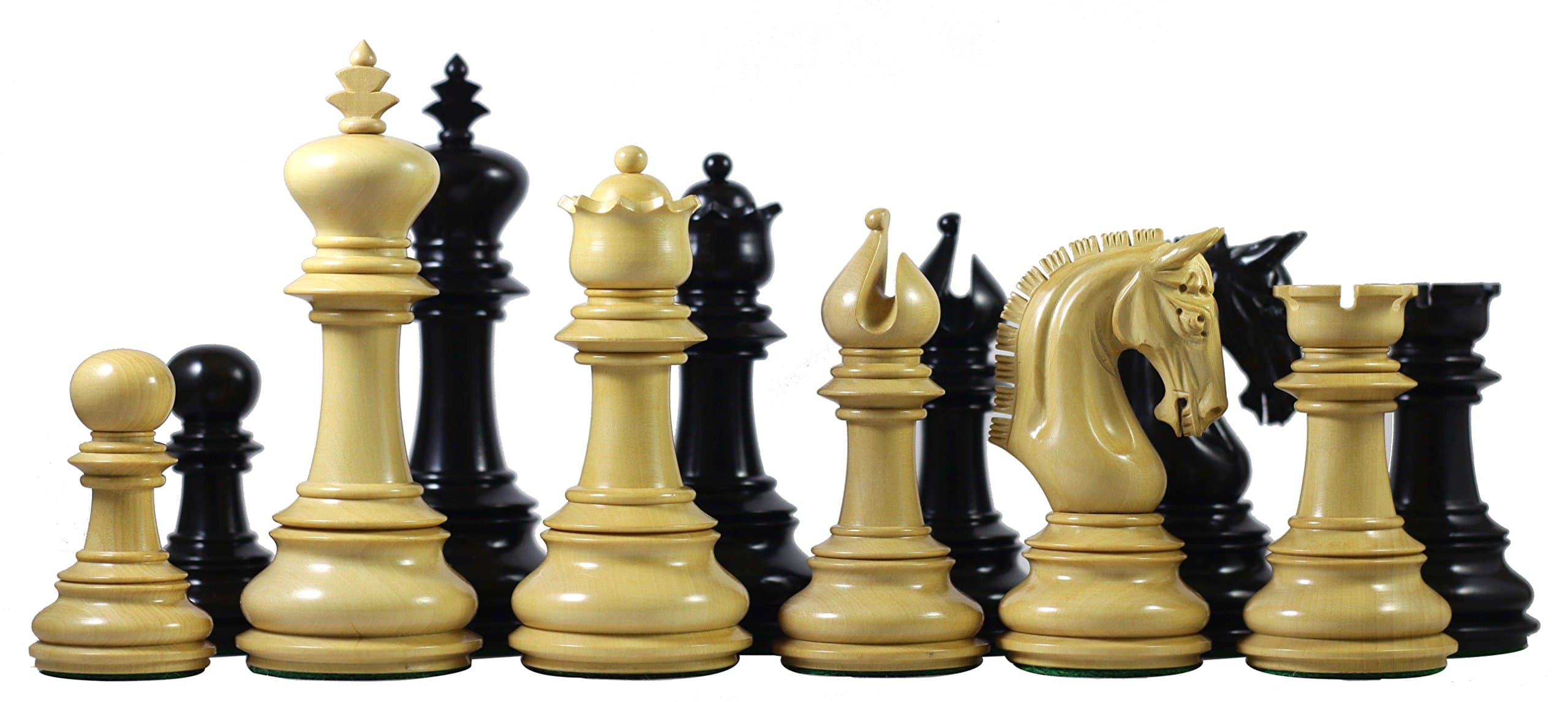 Staunton Castle Alexandria Series Premium Chess Pieces 4.5"