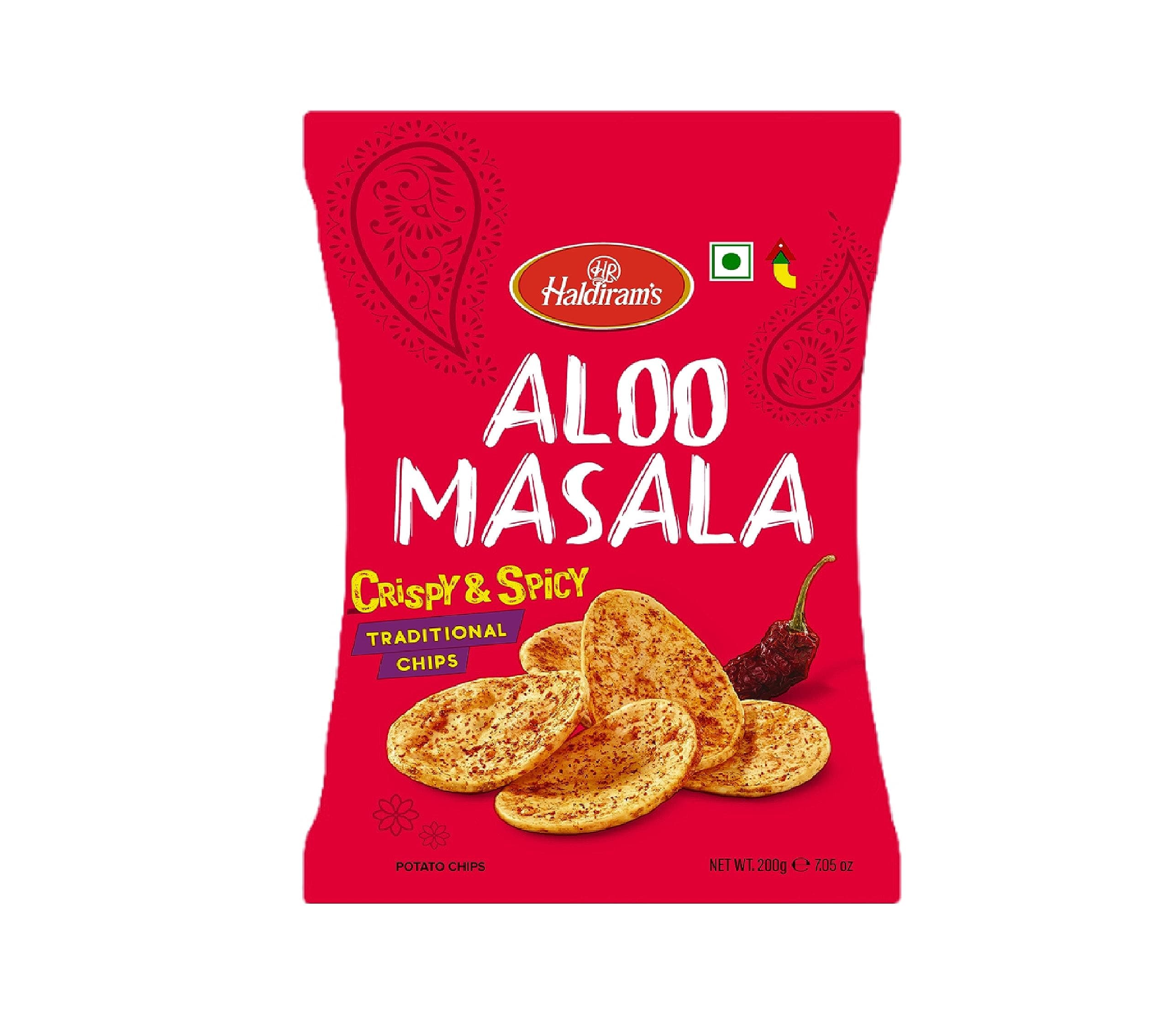 Haldiram's Aloo Masala Crispy & Spicy Traditional Chips 200g