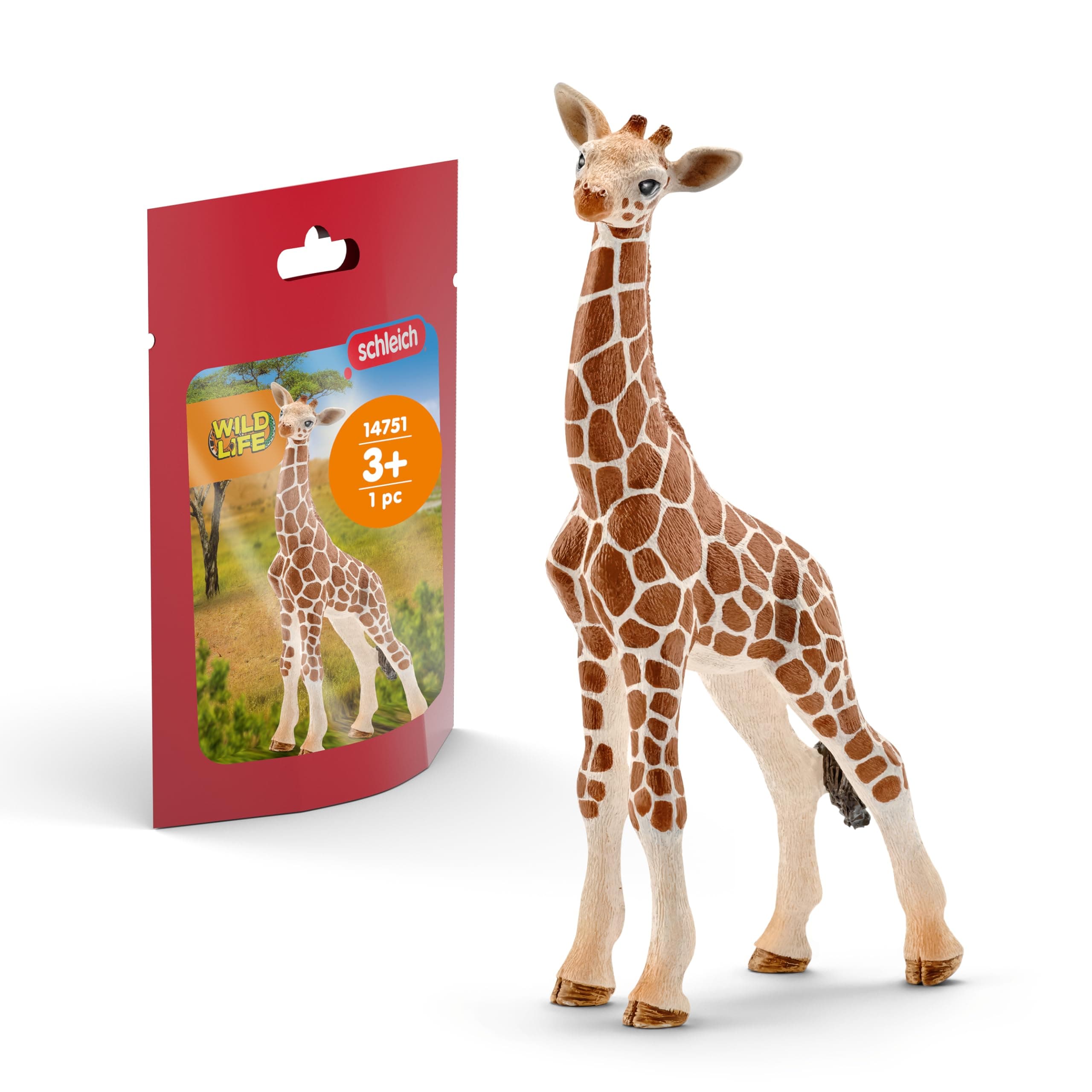 SCHLEICH SC14751 Giraffe Calf Toy Figure Multicolor