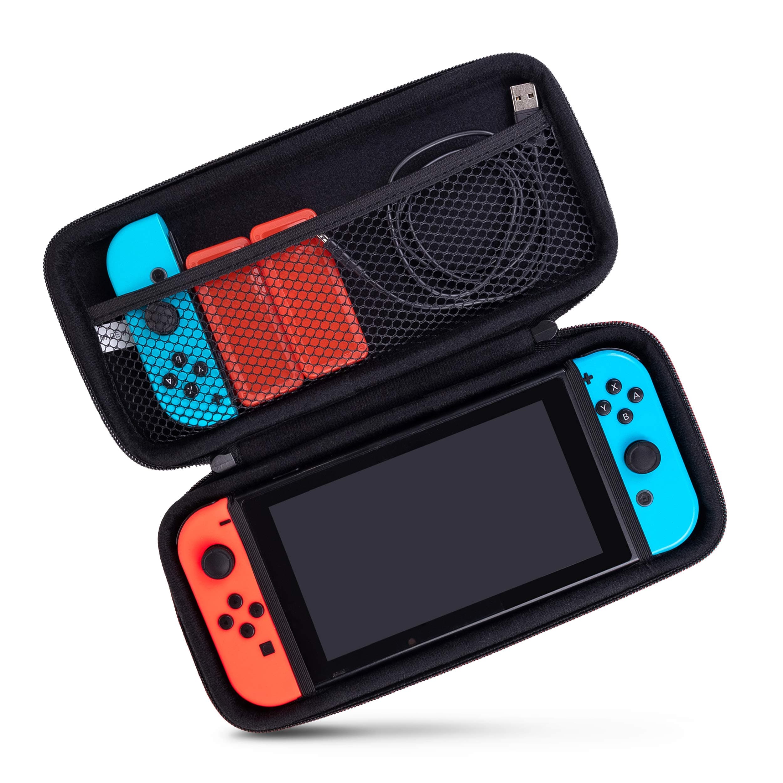 Advanctech Hard Shell Carrying Case for Nintendo Switch | Travel, Protection